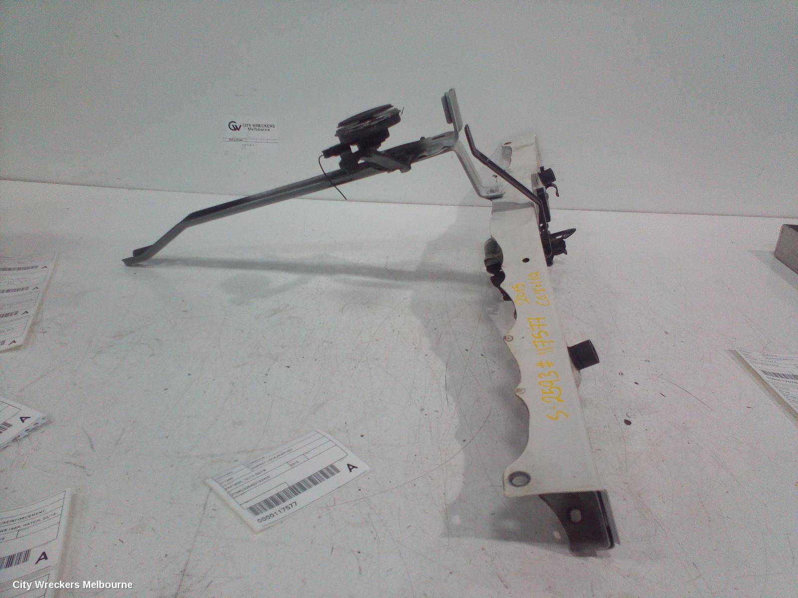 TOYOTA COROLLA BONNET LOCK/SUPPORT, ZRE182R, 10/2012 - 06/2018