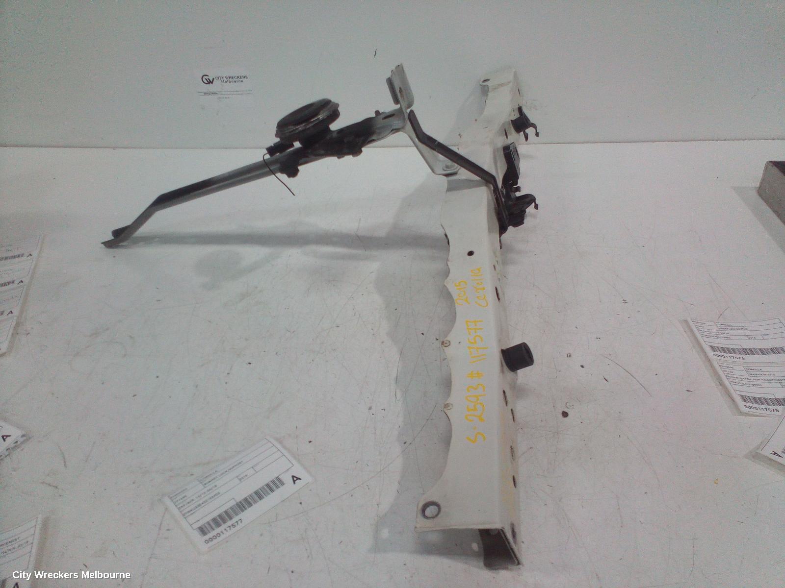 TOYOTA COROLLA BONNET LOCK/SUPPORT, ZRE182R, 10/2012 - 06/2018