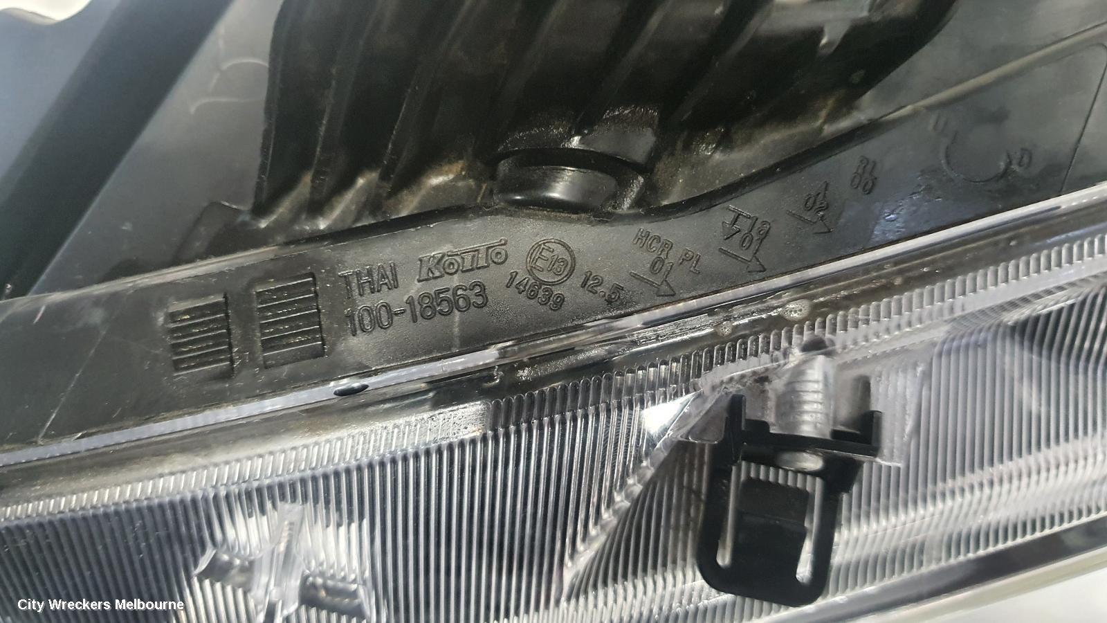 HONDA CIVIC LEFT HEADLAMP, 10TH GEN, HATCH/SEDAN, HALOGEN TYPE, 05/2016 ONWARDS