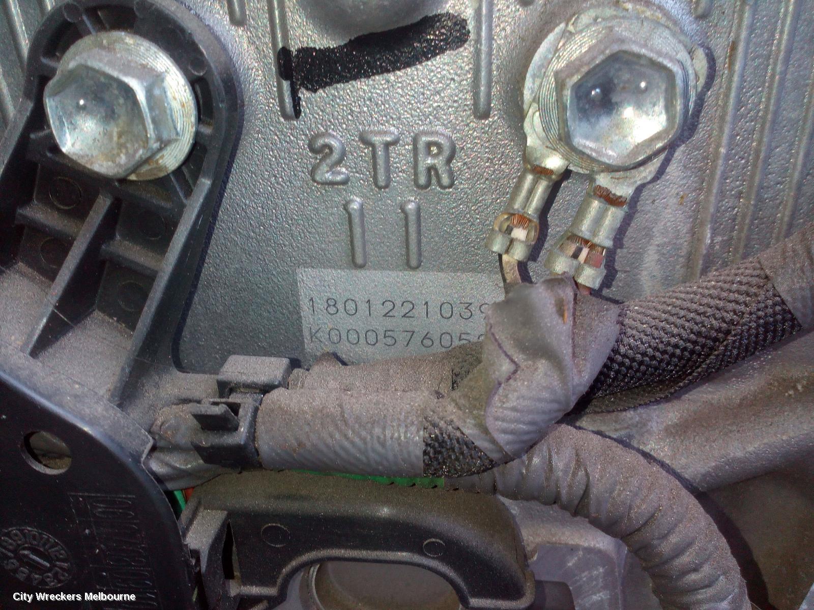 TOYOTA HIACE ENGINE, PETROL, 2.7, 2TR-FE, DUAL VVT TYPE, TRH, 03/2015 - 04/2019