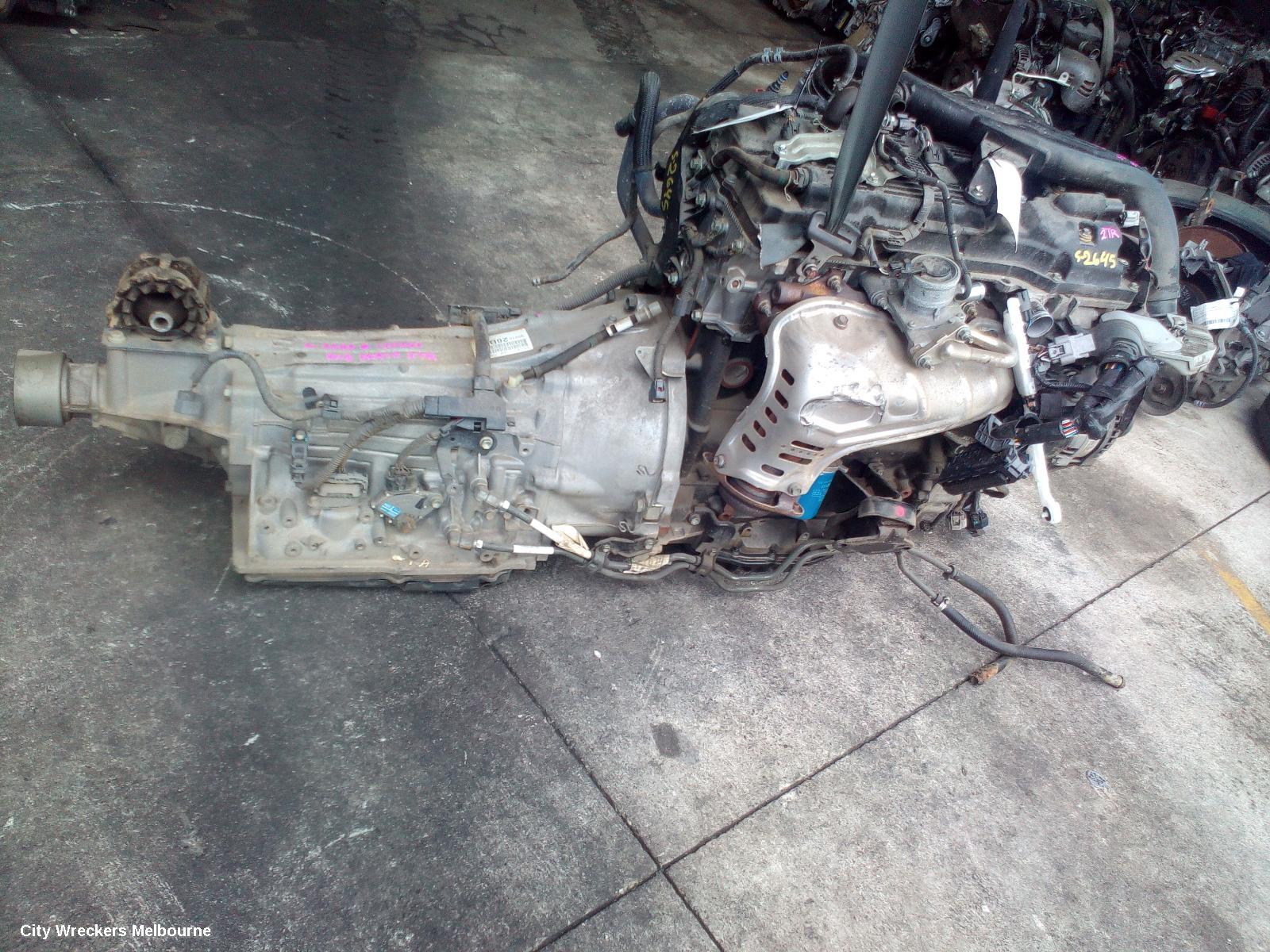 TOYOTA HIACE TRANS/GEARBOX, AUTO, PETROL, 2.7, 2TR-FE, TRH, AC60E CODE, 03/2015 - 04/2019