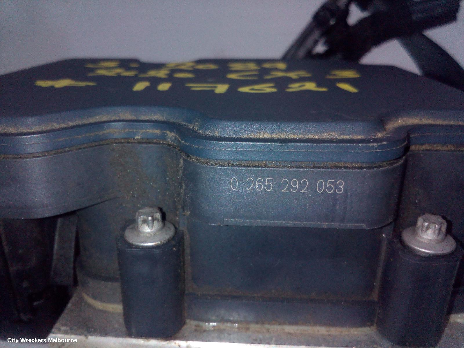 MAZDA CX3 ABS PUMP/MODULATOR, DK, P/N DL8V437A0B (ON PUMP), 03/2015 ONWARDS