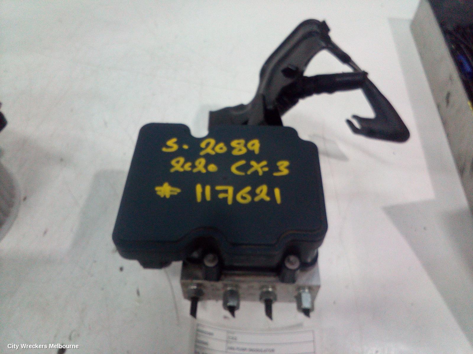 MAZDA CX3 ABS PUMP/MODULATOR, DK, P/N DL8V437A0B (ON PUMP), 03/2015 ONWARDS