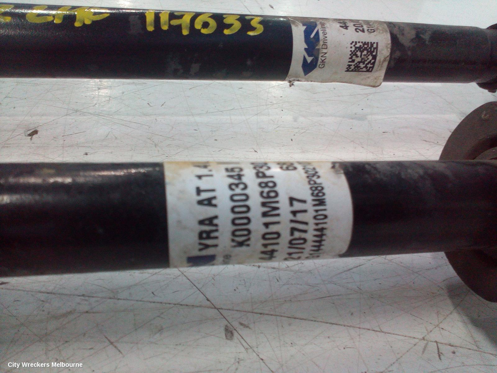 SUZUKI BALENO RIGHT DRIVESHAFT, FRONT, AUTO T/M, PETROL, 1.4, EW, 04/2016 - 12/2022