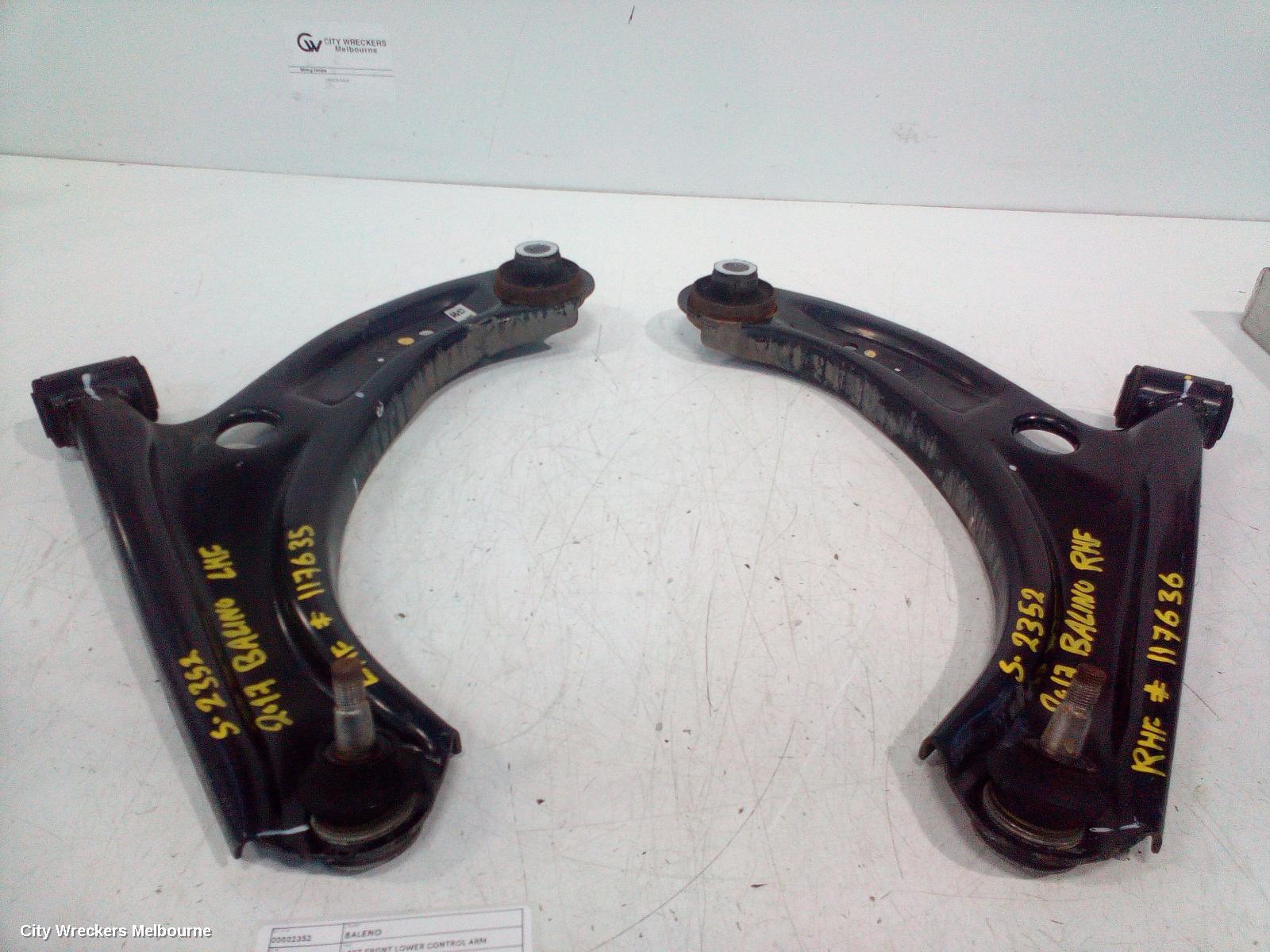 SUZUKI BALENO LEFT FRONT LOWER CONTROL ARM, EW, 04/2016 - 12/2022