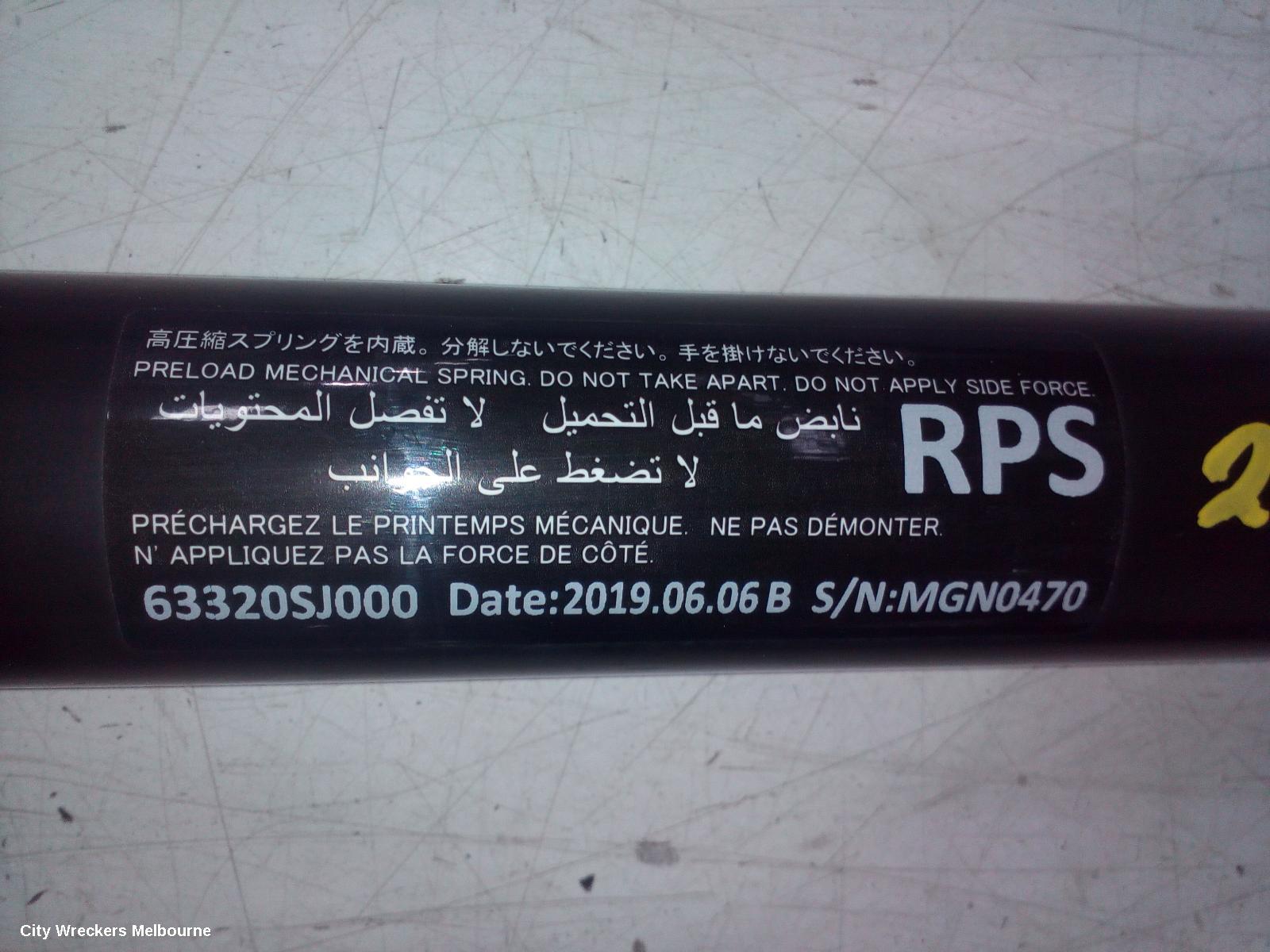 SUBARU FORESTER HATCH STRUT, TAILGATE STRUT (PAIR), SK, POWER TAILGATE TYPE, 08/2018 ONWARDS