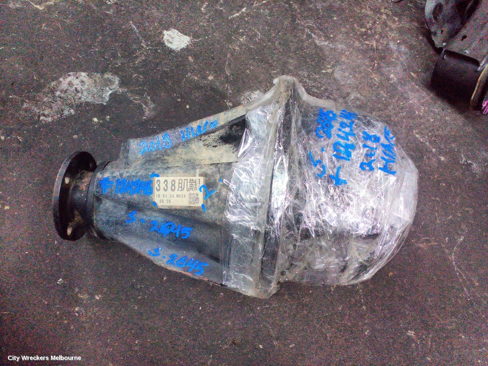 TOYOTA HIACE DIFFERENTIAL CENTRE, REAR, PETROL, TRH, 4.875 RATIO (A07A CODE), NON LSD TYPE, 03/2015 - 04/2019