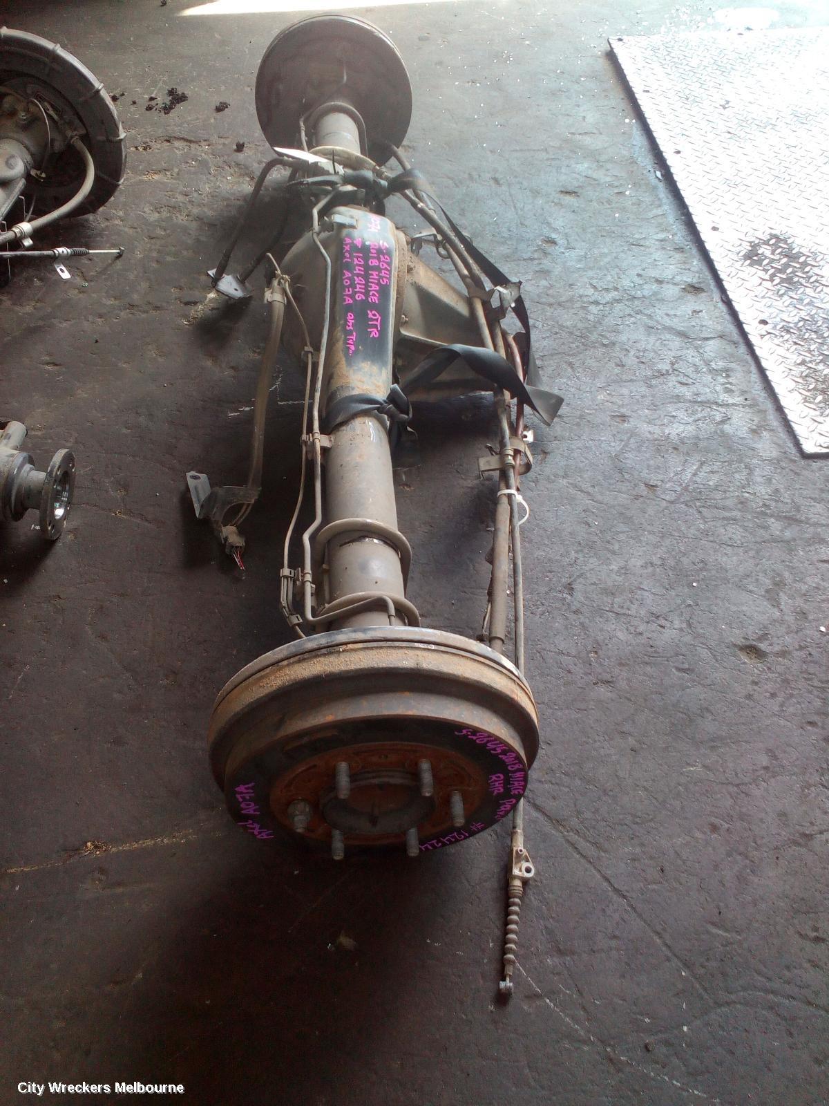 TOYOTA HIACE REAR DIFF ASSEMBLY, PETROL, TRH, LWB, 4.875 RATIO (A07A CODE), ABS TYPE, 03/2015 - 04/2019