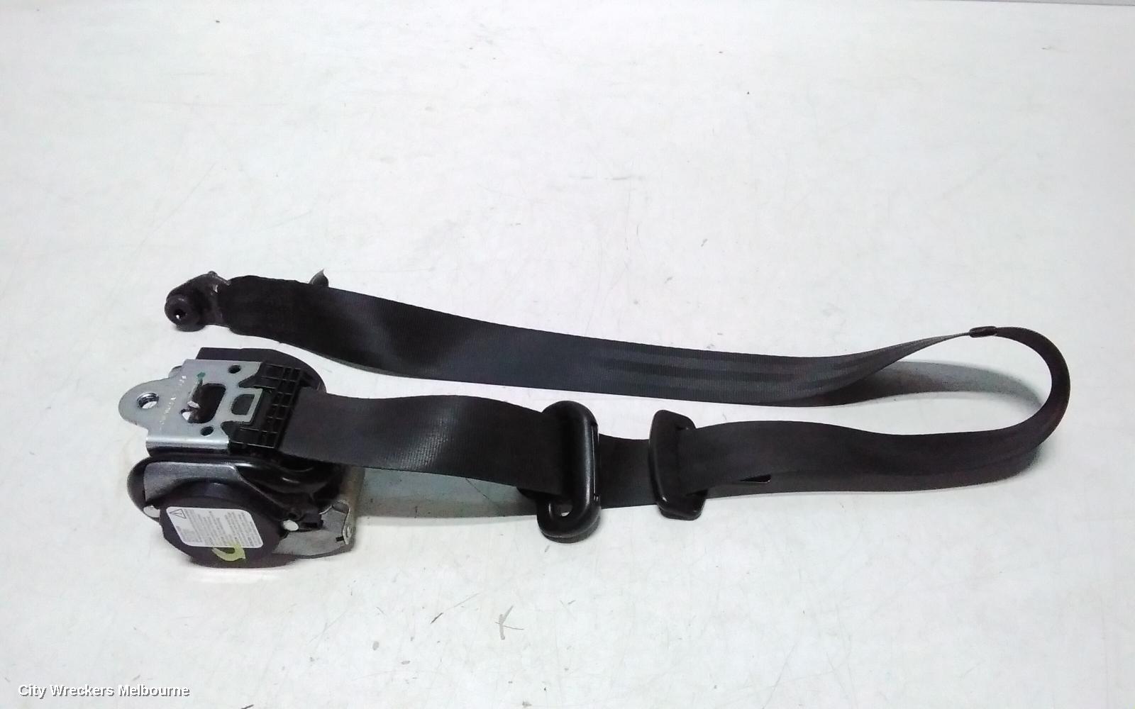 FORD KUGA SEATBELT/STALK, RH FRONT, SEAT BELT ONLY, TF, 11/2012 - 09/2016