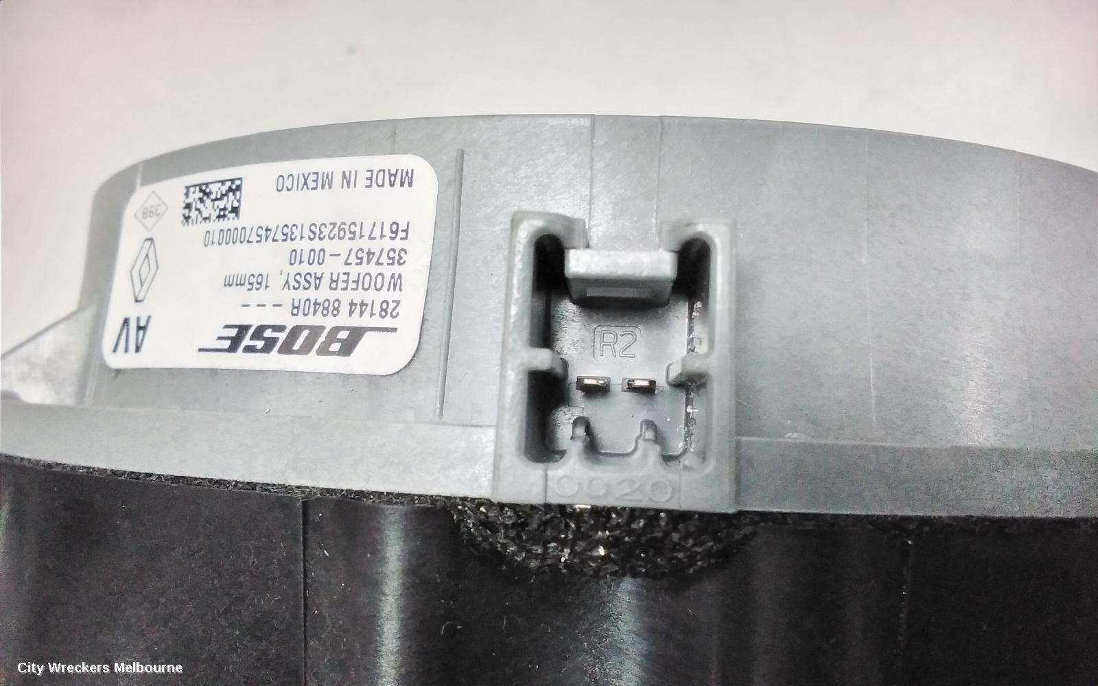 RENAULT MEGANE SPEAKER, GEN 4, 06/2016 - 02/2020