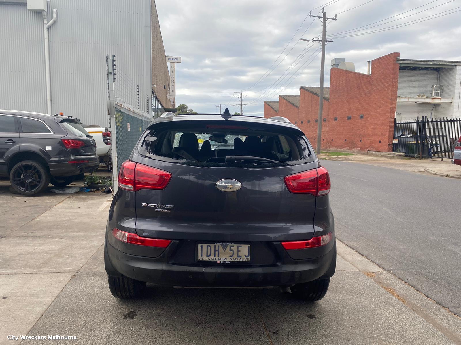 KIA SPORTAGE RIGHT TAILLIGHT, SL, BUMPER REFLECTOR, 06/2013 - 10/2015
