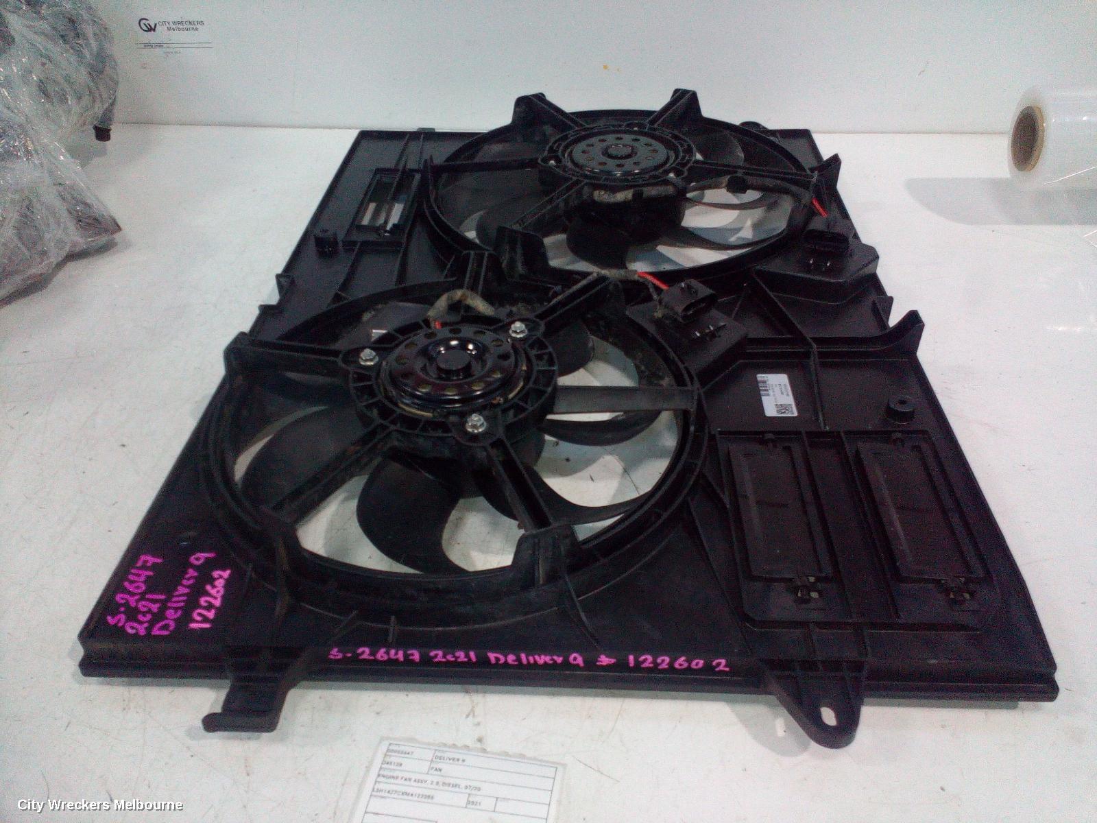 LDV DELIVER 9 FAN, ENGINE FAN ASSY, 2.0, DIESEL, 07/2020 ONWARDS