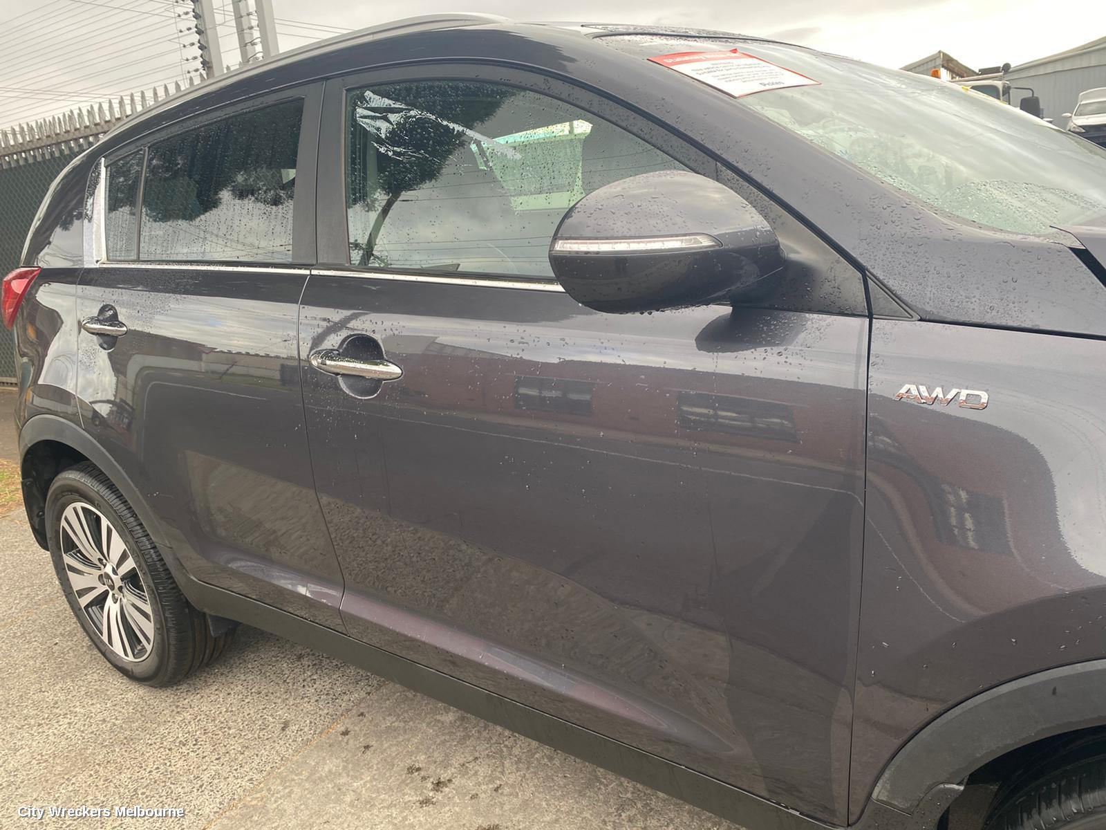 KIA SPORTAGE RIGHT TAILLIGHT, SL, BUMPER REFLECTOR, 06/2013 - 10/2015