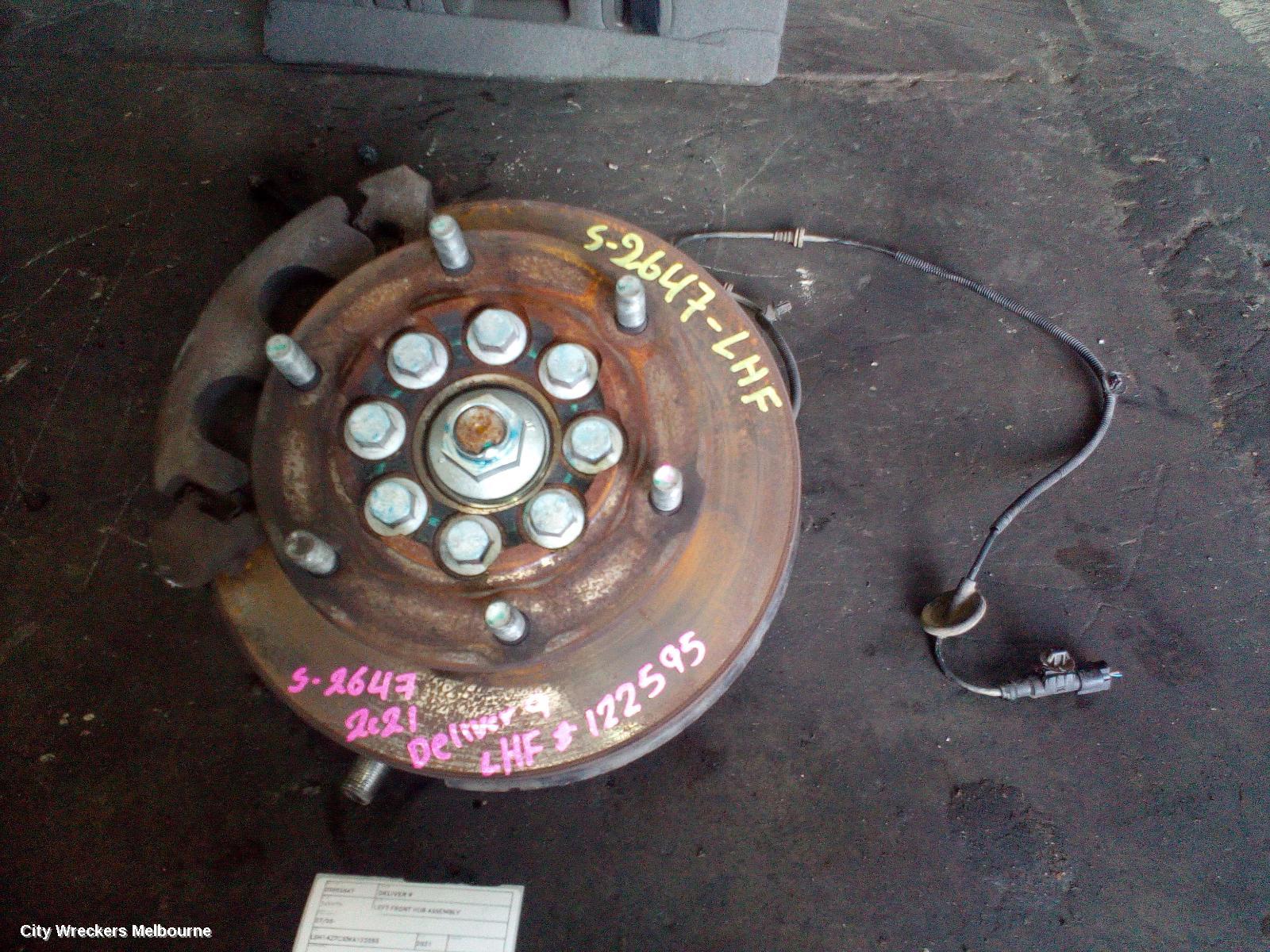 LDV DELIVER 9 LEFT FRONT HUB ASSEMBLY, 07/2020 ONWARDS