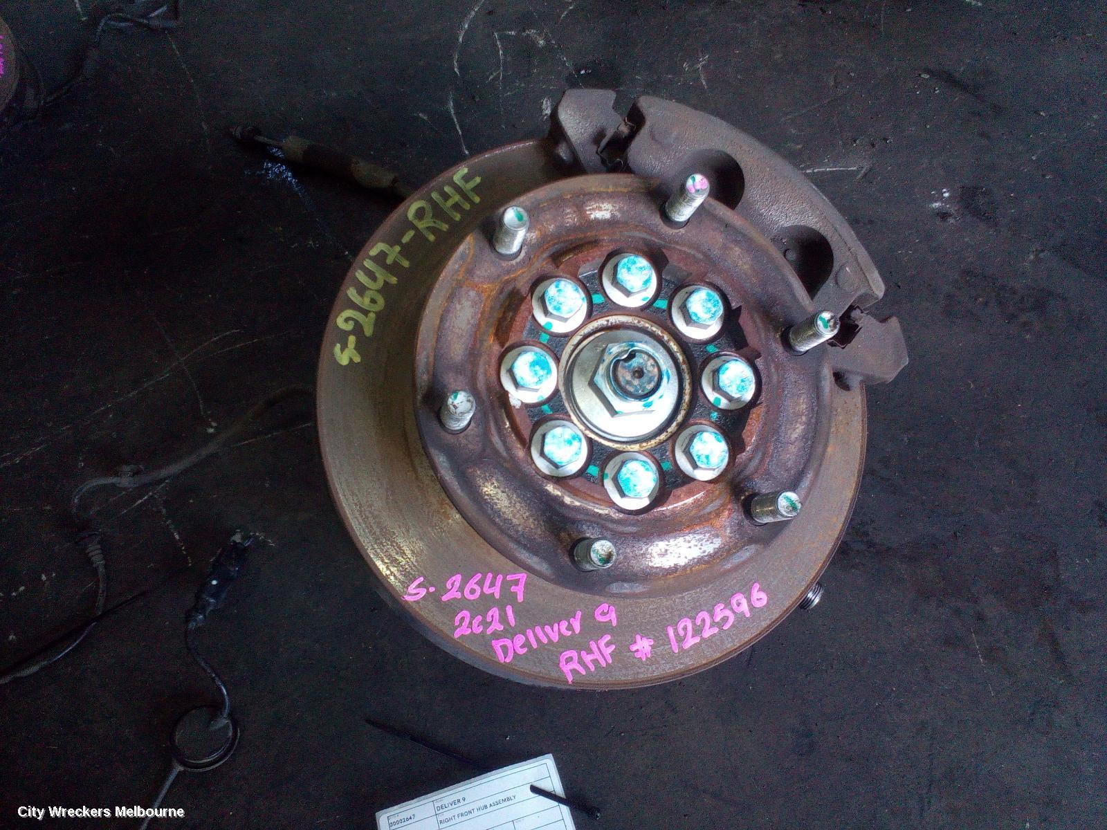 LDV DELIVER 9 RIGHT FRONT HUB ASSEMBLY, 07/2020 ONWARDS