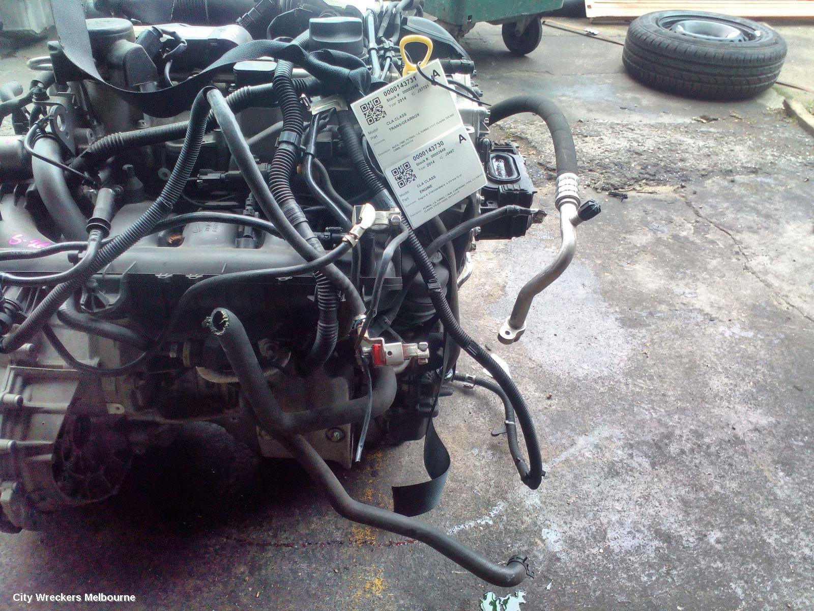 MERCEDES CLA CLASS ENGINE, PETROL, 1.6, TURBO, 115KW, CAMTRONIC TYPE, C117/X117, CLA200, 270.910 CODE, 09/2013 - 01/2019