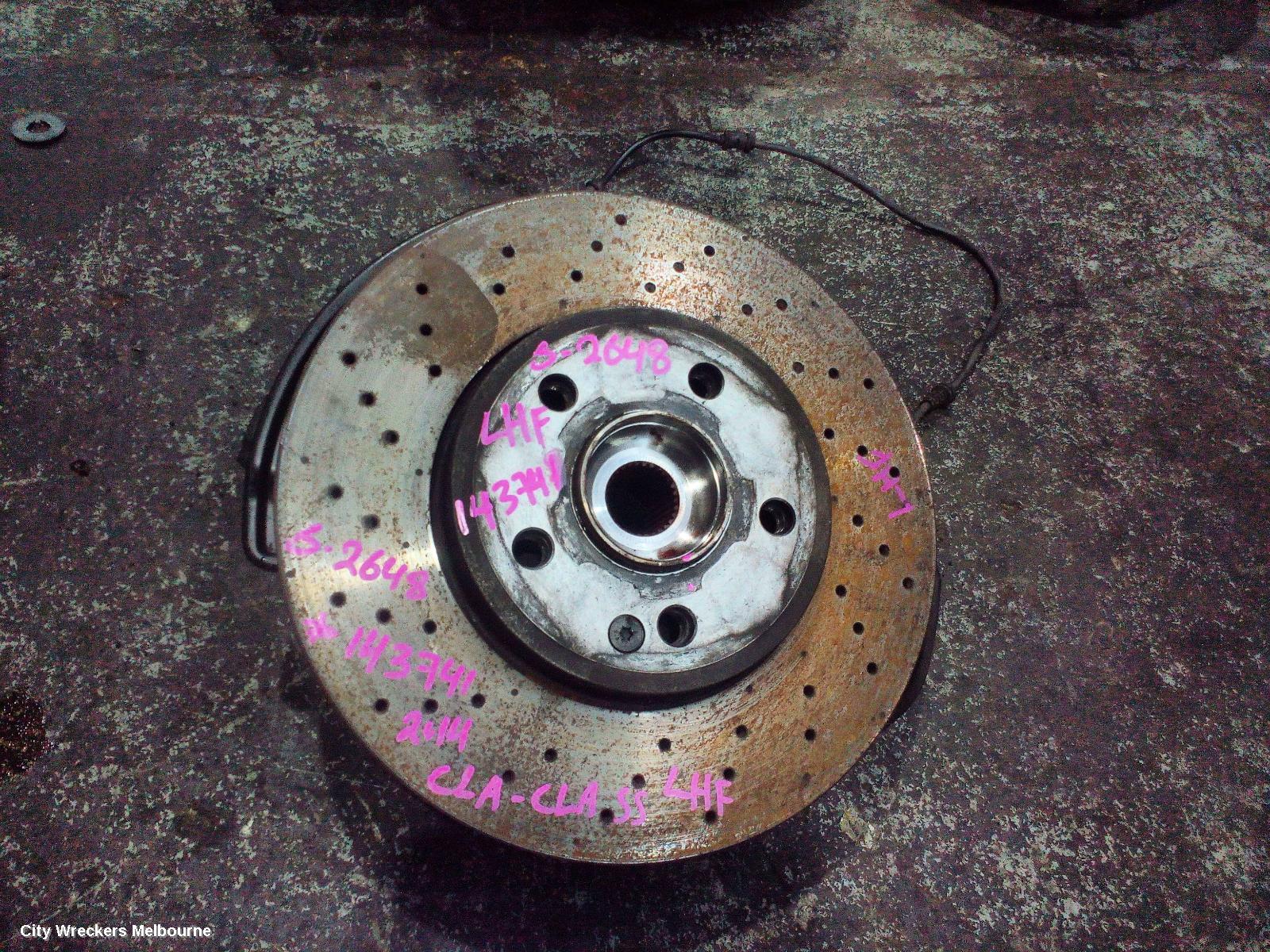 MERCEDES CLA CLASS LEFT FRONT HUB ASSEMBLY, 2WD, C117, 09/2013 - 01/2019