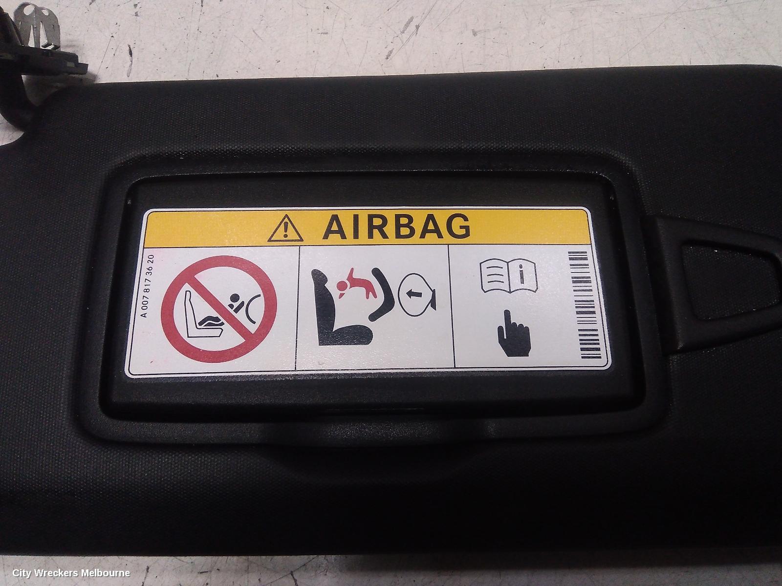 MERCEDES CLA CLASS SUNVISOR, C117, LH SIDE, 09/2013 - 02/2019