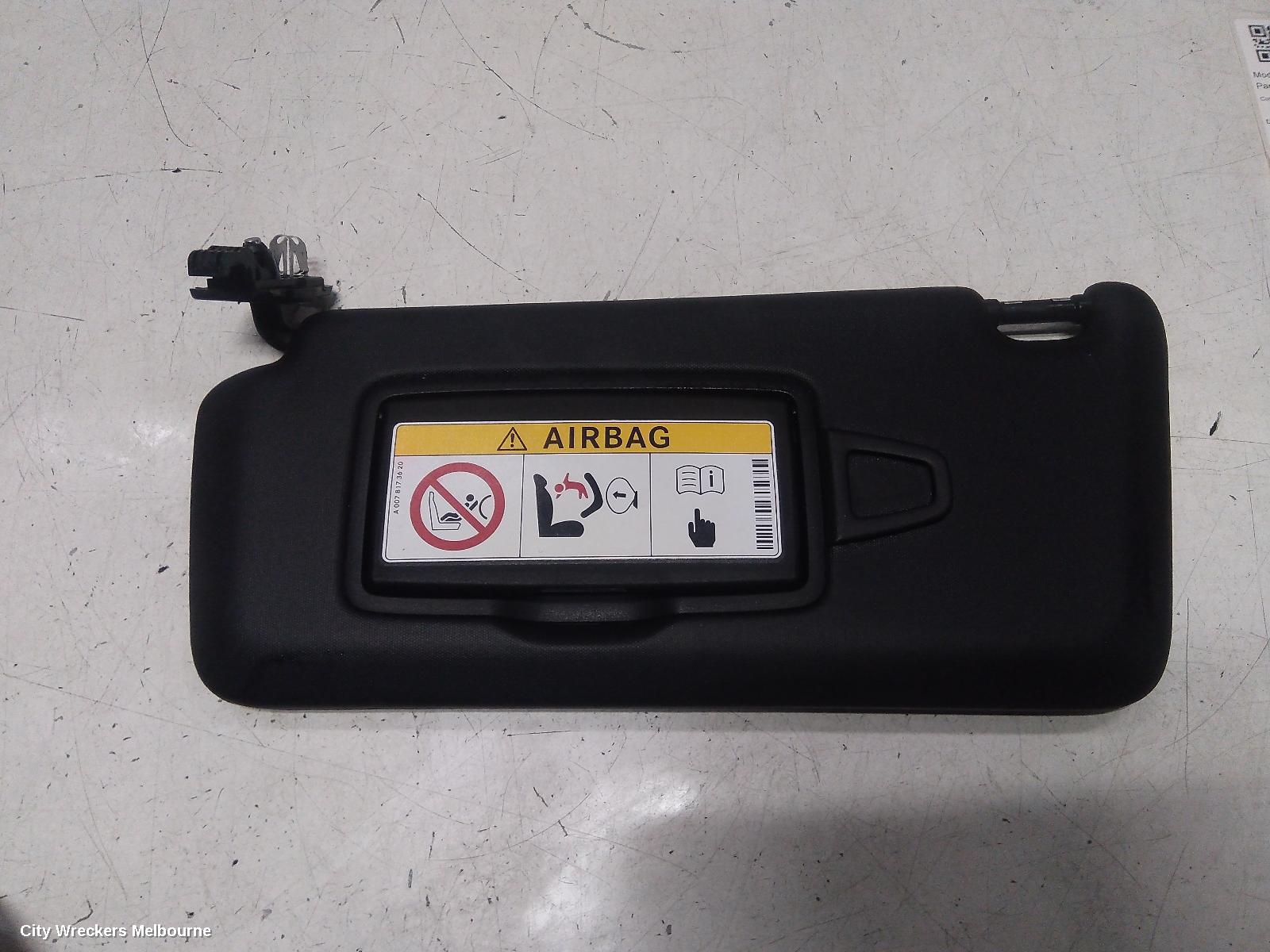 MERCEDES CLA CLASS SUNVISOR, C117, LH SIDE, 09/2013 - 02/2019