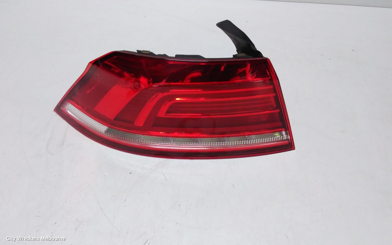 VOLKSWAGEN PASSAT LEFT TAILLIGHT, B8/MK7, SEDAN, IN BODY, STANDARD TYPE, 06/2015 - 10/2019