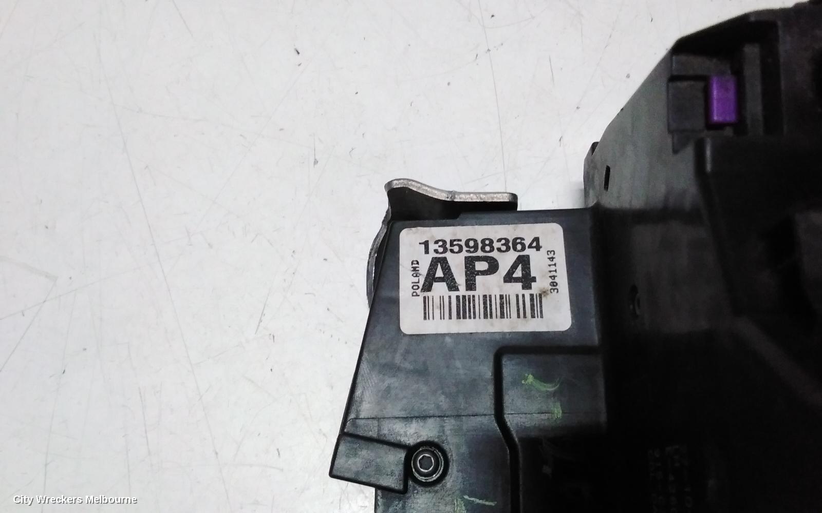 HOLDEN COMMODORE DOOR/BOOT/GATE LOCK, RIGHT FRONT DOOR LOCK, ZB, 10/2017 - 12/2020