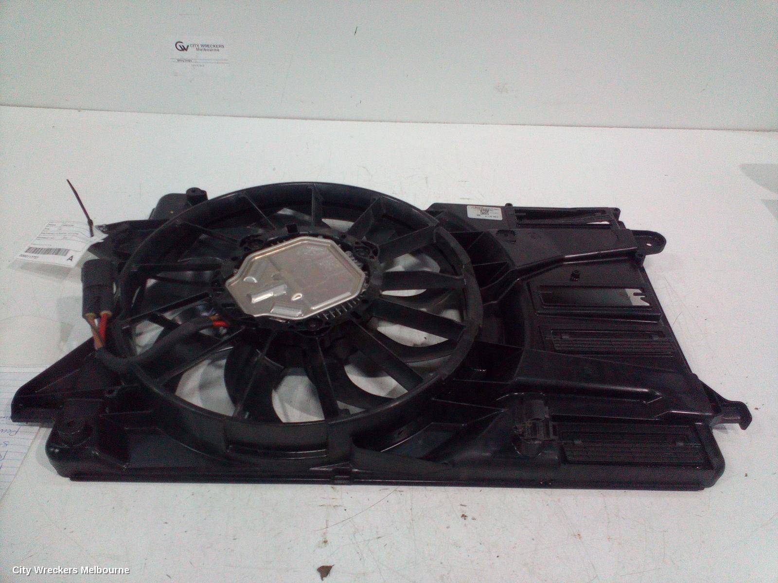 HOLDEN COMMODORE FAN, SINGLE FAN ASSY, 2.0, ZB,PETROL, 10/2017 - 12/2020