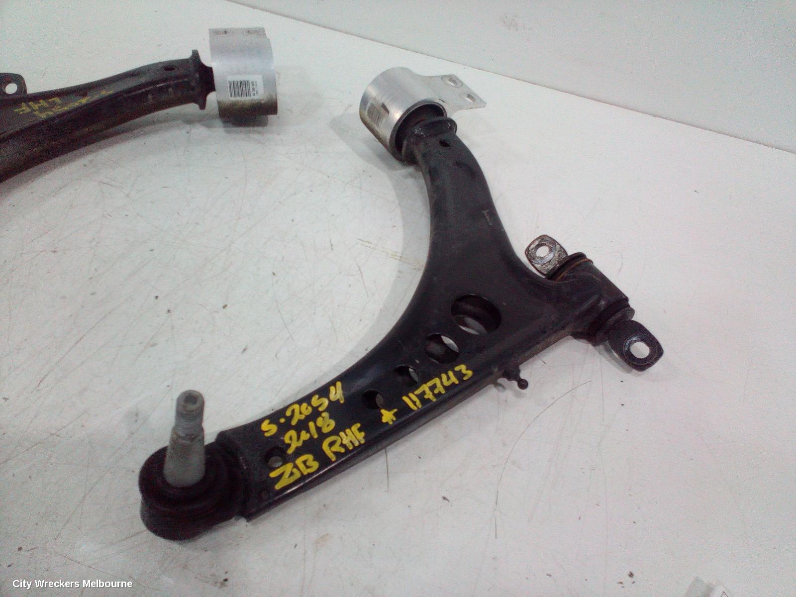 HOLDEN COMMODORE RIGHT FRONT LOWER CONTROL ARM, ZB, FWD, 10/2017 - 12/2020