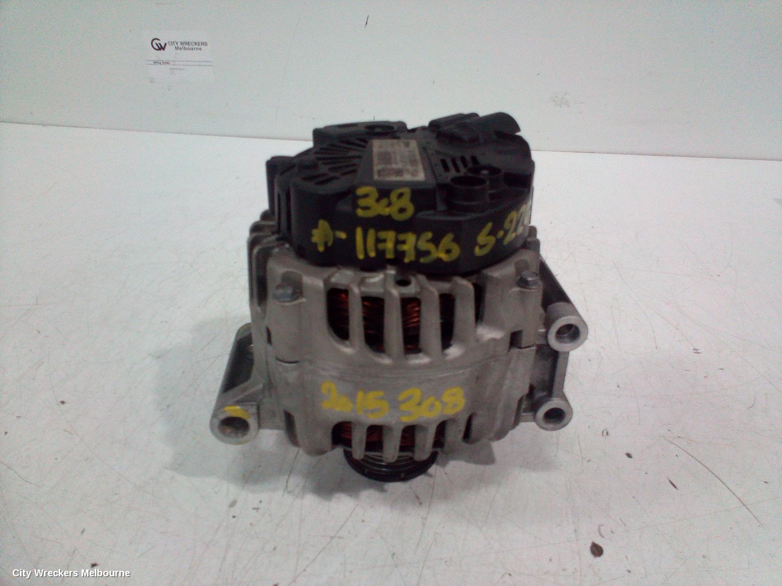 PEUGEOT 308 ALTERNATOR, PETROL, 1.6, VALEO 120AMP, T9, 10/2014 - 01/2021
