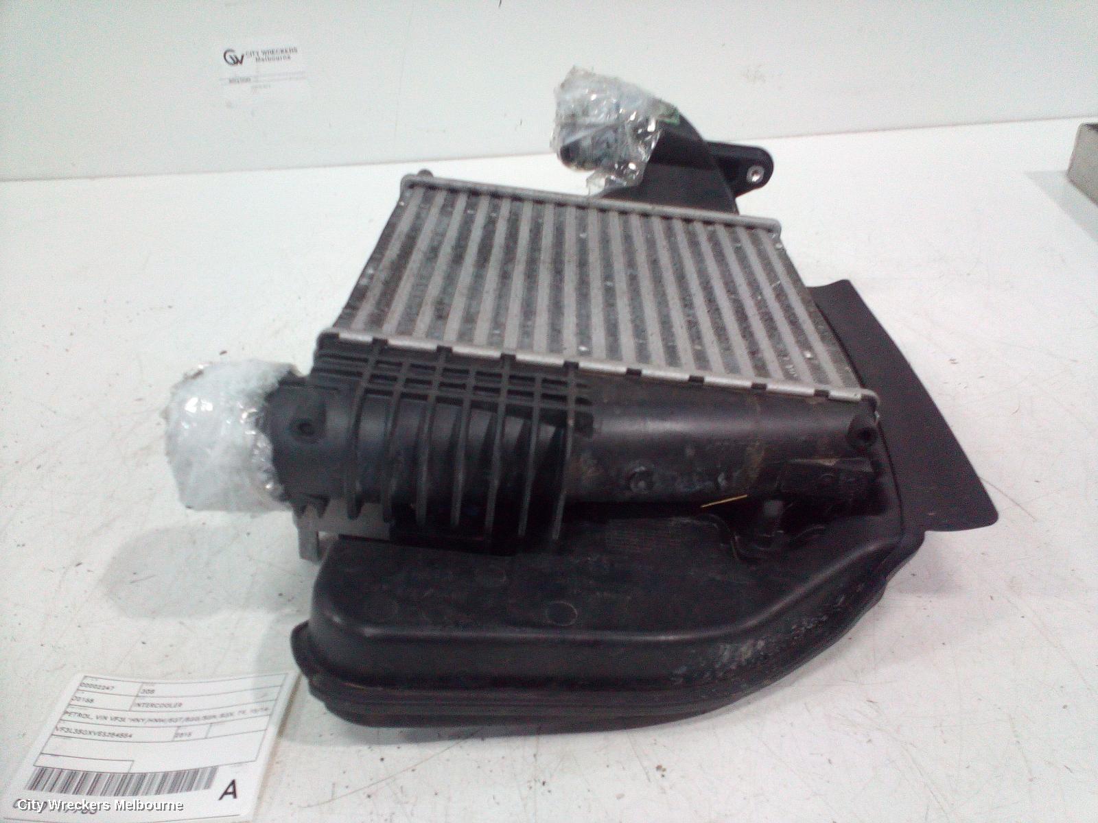 PEUGEOT 308 INTERCOOLER, PETROL, VIN VF3L*HNY/HNW/5GT/5GG/5GN/5GX, T9, 10/2014 - 01/2021