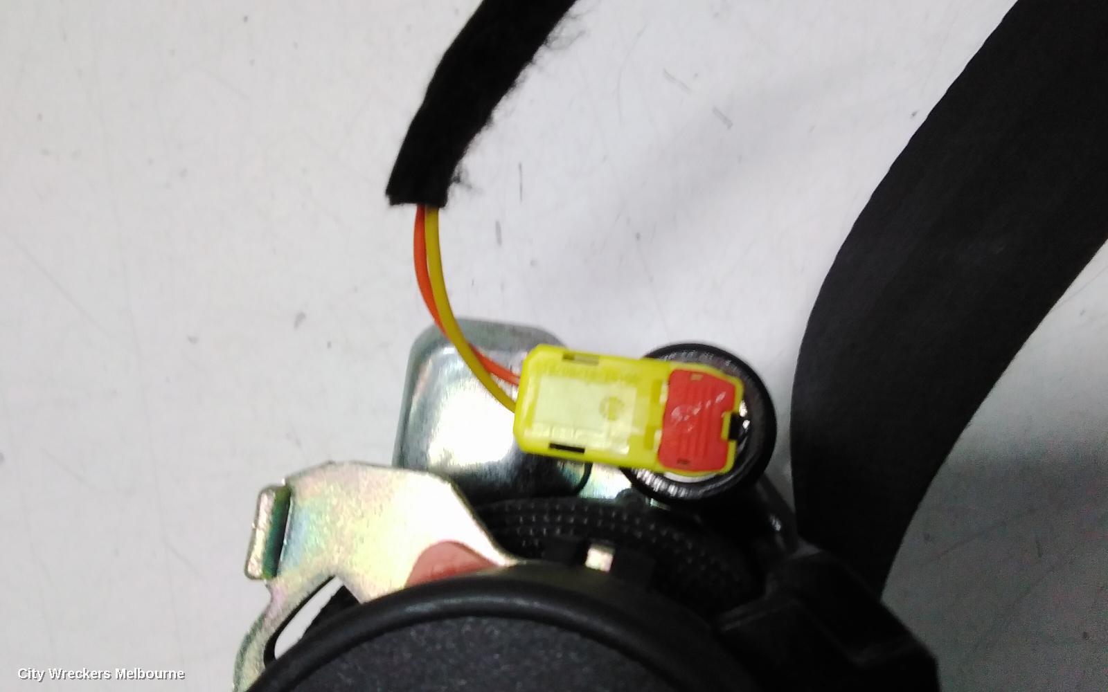 PEUGEOT 308 SEATBELT/STALK, RH FRONT, SEAT BELT ONLY, HATCH/WAGON, T9, 10/2014 - 01/2021