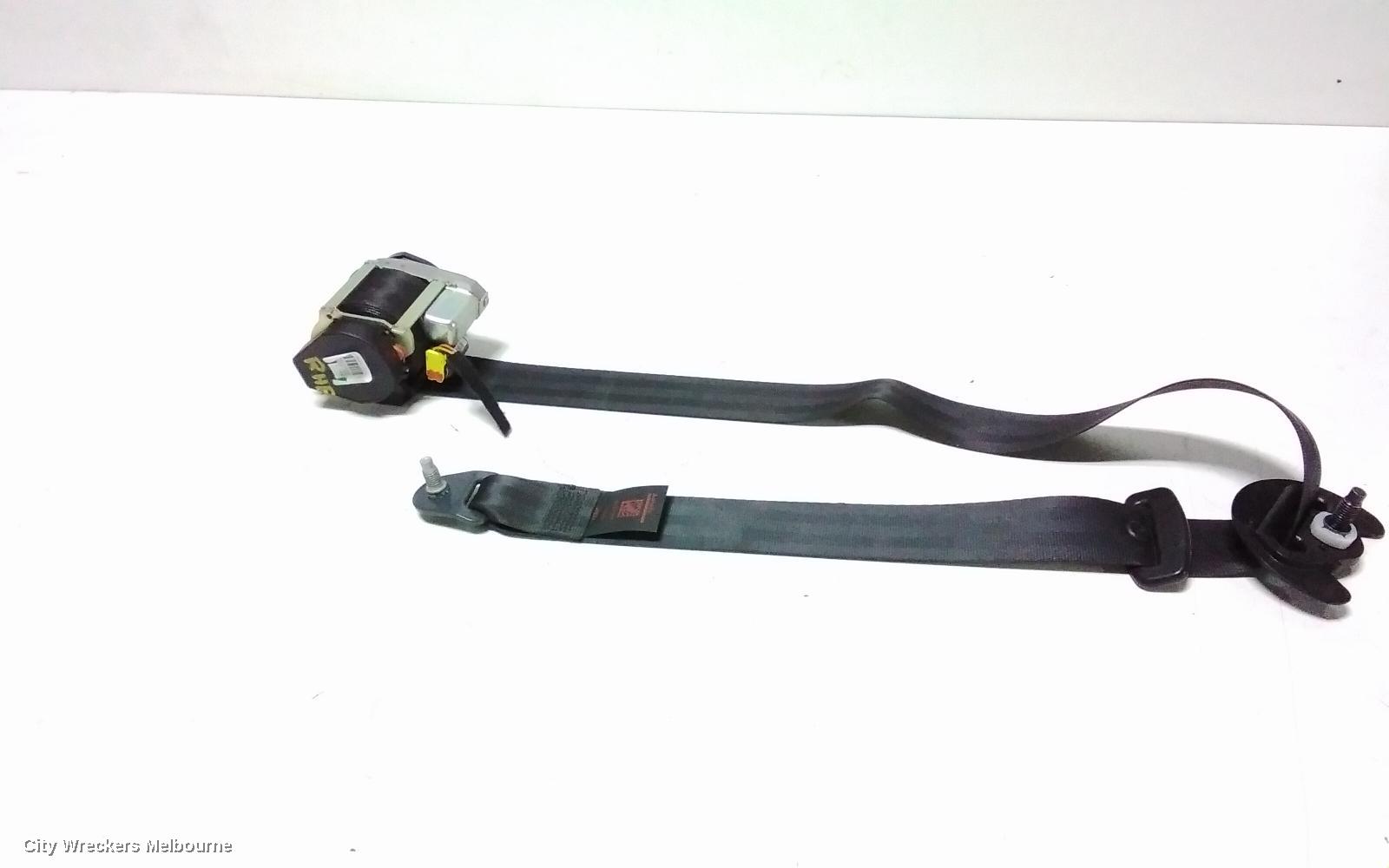 PEUGEOT 308 SEATBELT/STALK, RH FRONT, SEAT BELT ONLY, HATCH/WAGON, T9, 10/2014 - 01/2021