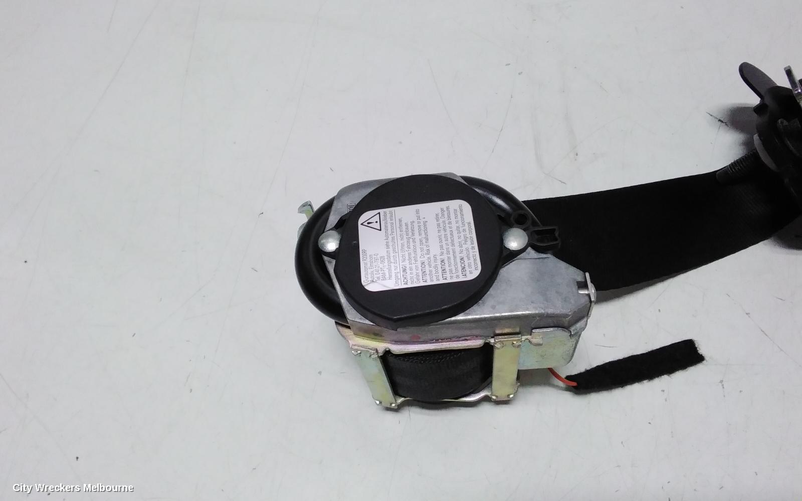 PEUGEOT 308 SEATBELT/STALK, LH FRONT, SEAT BELT ONLY, HATCH/WAGON, T9, 10/2014 - 01/2021