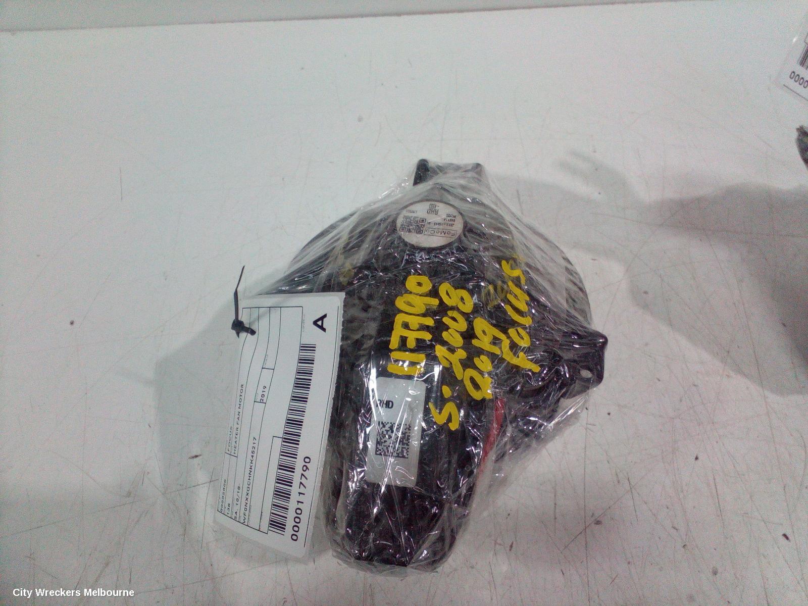 FORD FOCUS HEATER FAN MOTOR, SA, 10/2018 - 12/2024