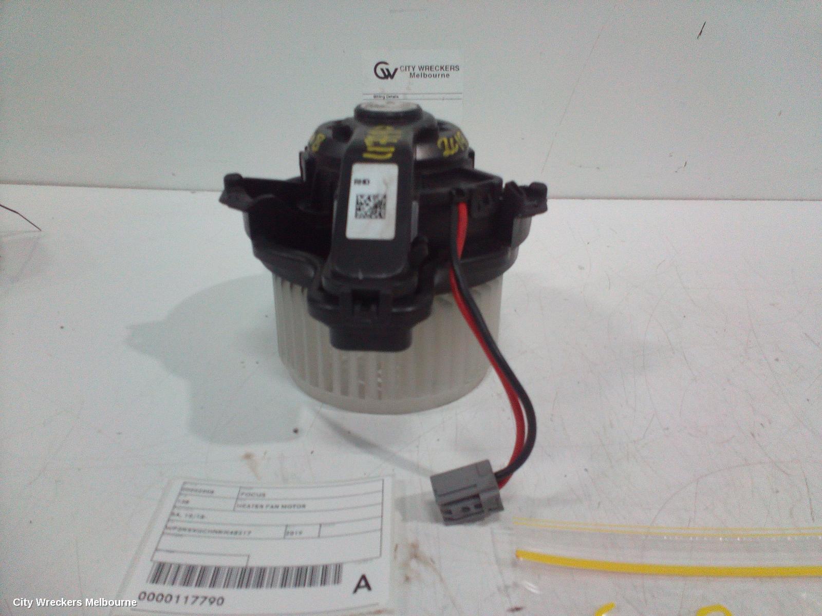 FORD FOCUS HEATER FAN MOTOR, SA, 10/2018 - 12/2024