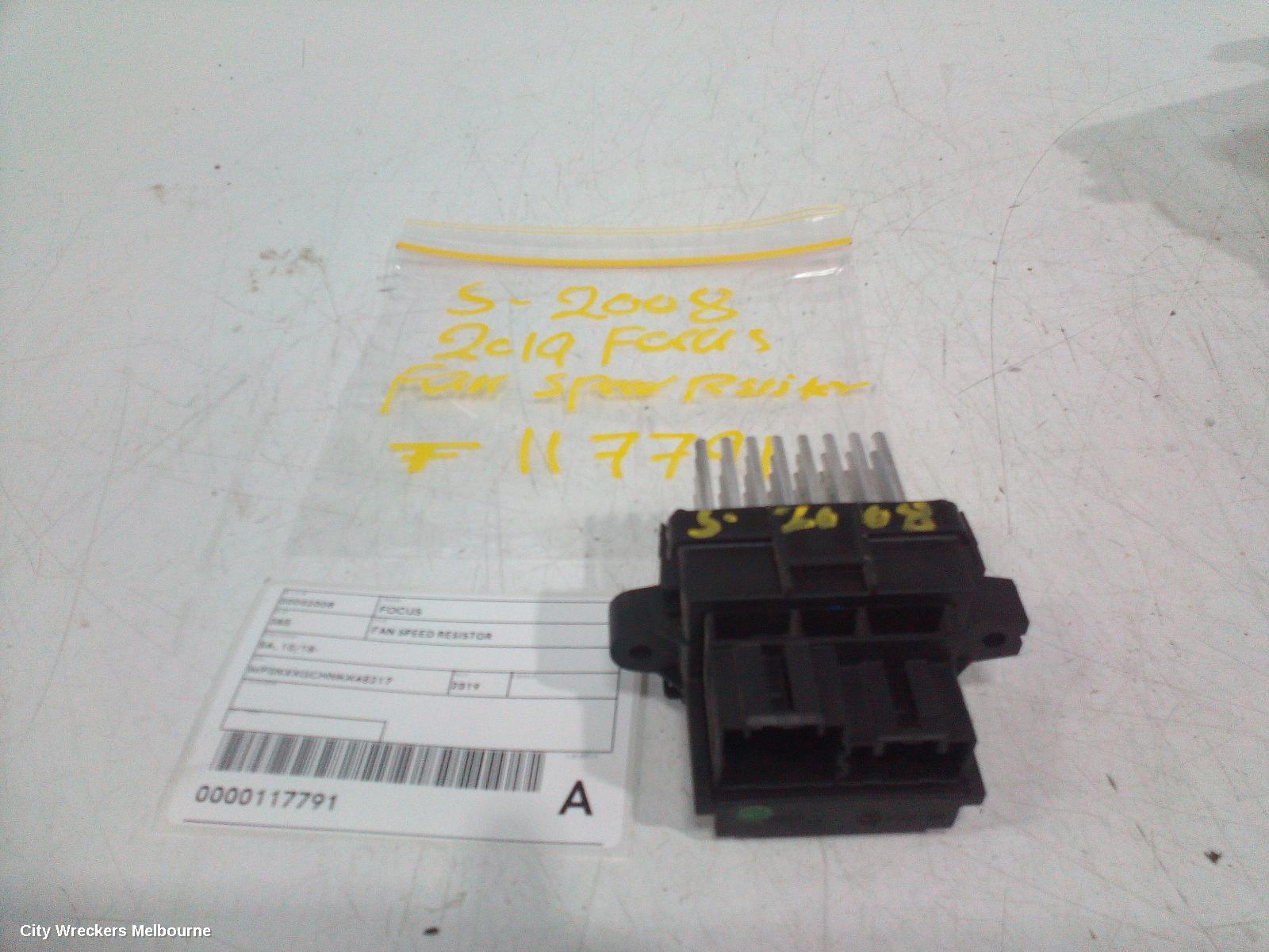 FORD FOCUS FAN SPEED RESISTOR, SA, 10/2018 - 12/2024
