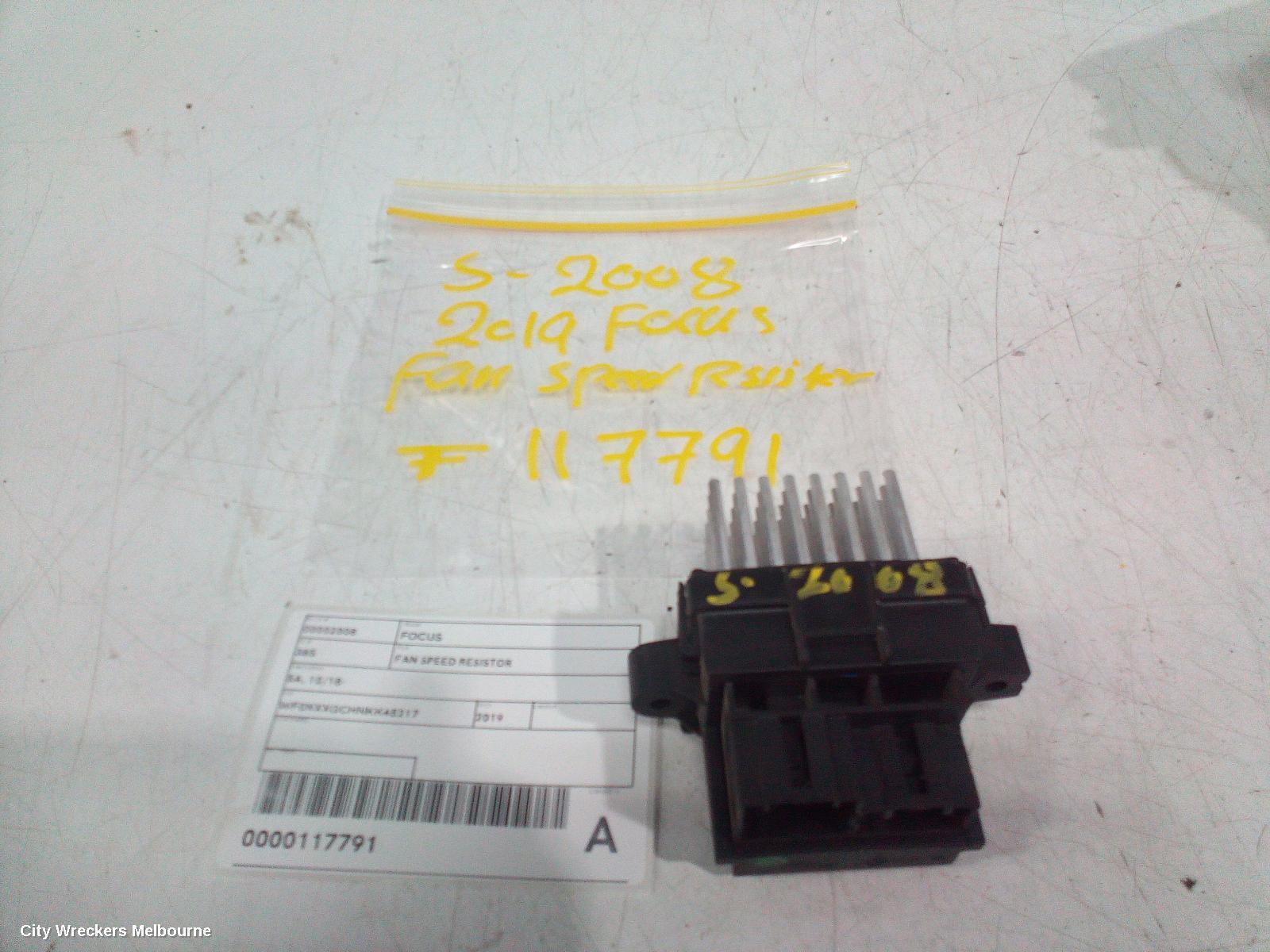 FORD FOCUS FAN SPEED RESISTOR, SA, 10/2018 - 12/2024