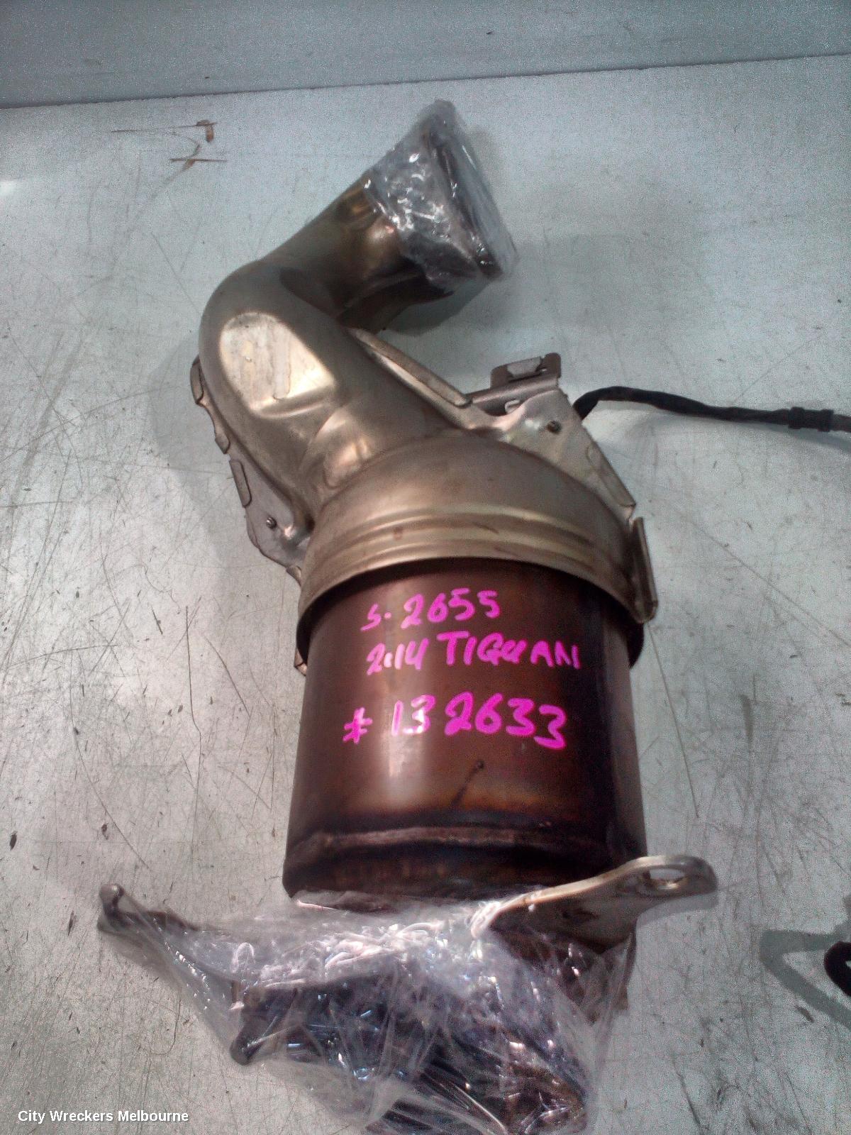 VOLKSWAGEN TIGUAN CATALYTIC CONVERTER, CATALYTIC CONVERTER, 1.4, PETROL, CAVD/CTHA/CAVA/CTHD CODE, 5N, 07/2011 - 08/2016