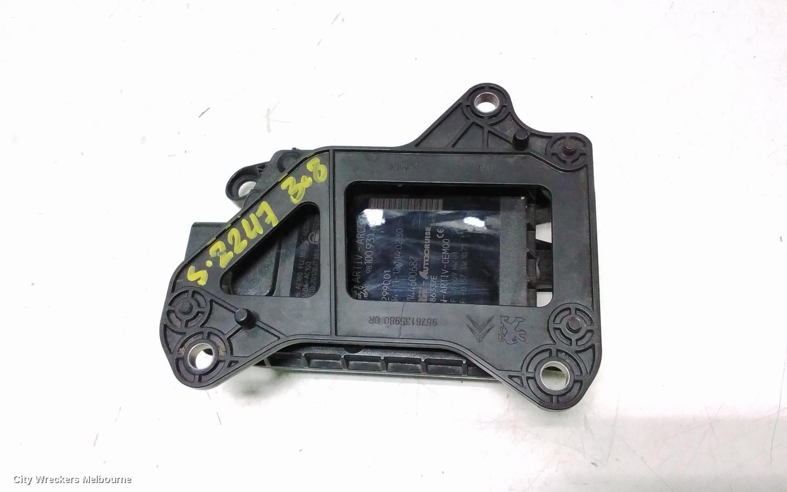 PEUGEOT 308, T9, 10/2014 - 05/2021, RADAR SENSOR CRUISE CONTROL 9810093180: 117823