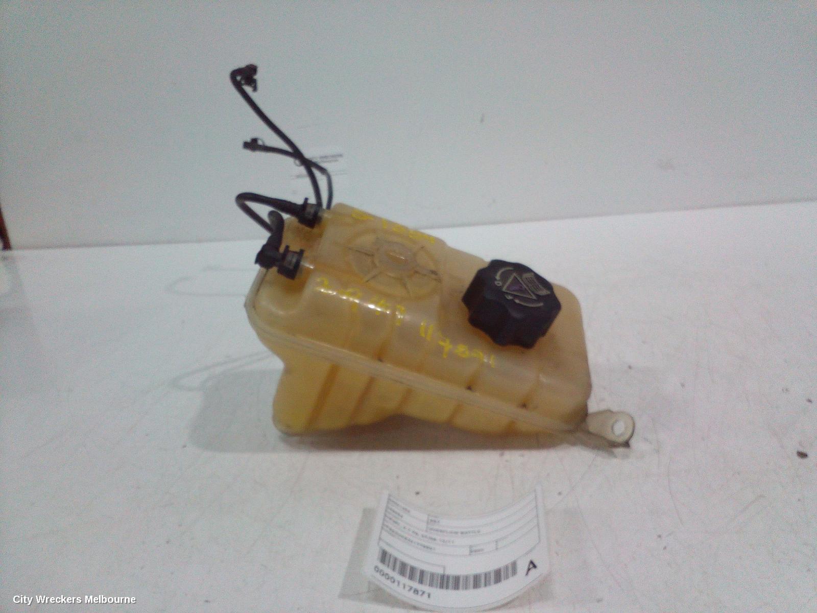 PEUGEOT 407 OVERFLOW BOTTLE, DIESEL, 2.7 V6, 07/2006 - 12/2011
