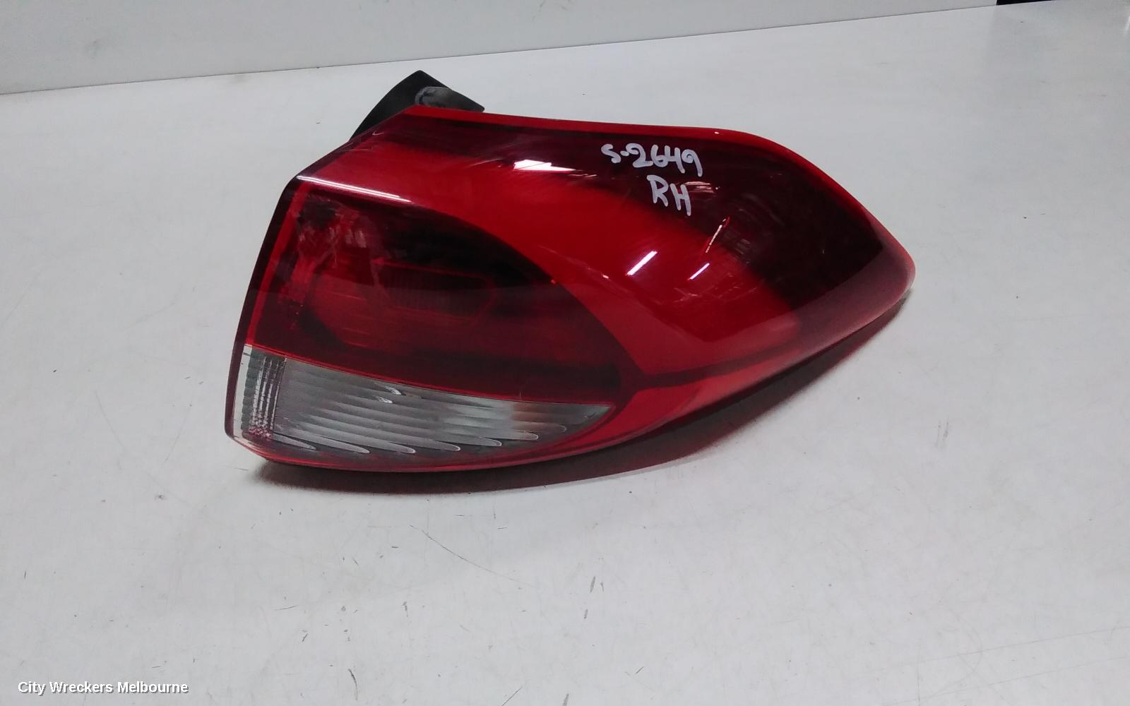 HYUNDAI TUCSON RIGHT TAILLIGHT, IN BODY, TL, KOREAN BUILT (VIN KMHJ), NON LED TYPE, 07/2015 - 06/2018