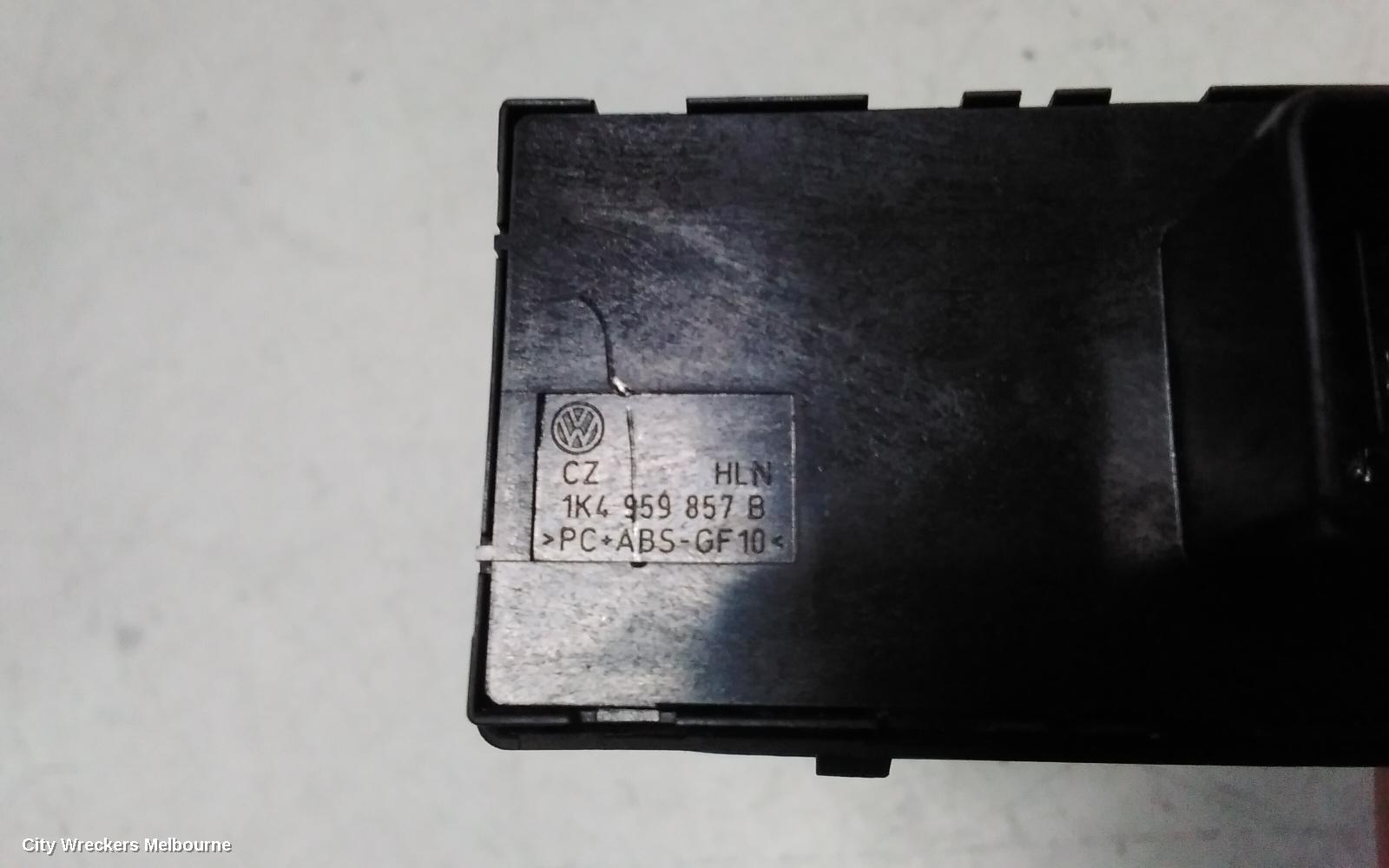 VOLKSWAGEN TIGUAN PWR DR WIND SWITCH, RH FRONT (MASTER SWITCH), W/O CHROME ON SWITCHES TYPE, 5N, 05/2008 - 08/2016
