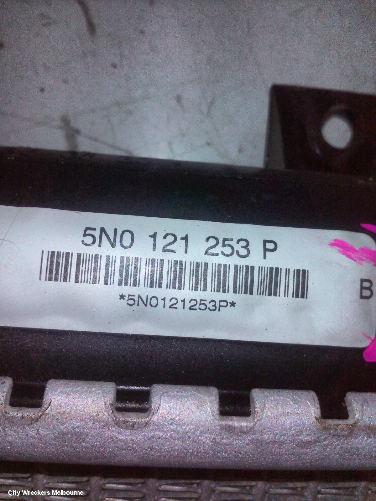 VOLKSWAGEN TIGUAN RADIATOR, AUTO, 1.4, PETROL, 5N, 07/2011 - 08/2016