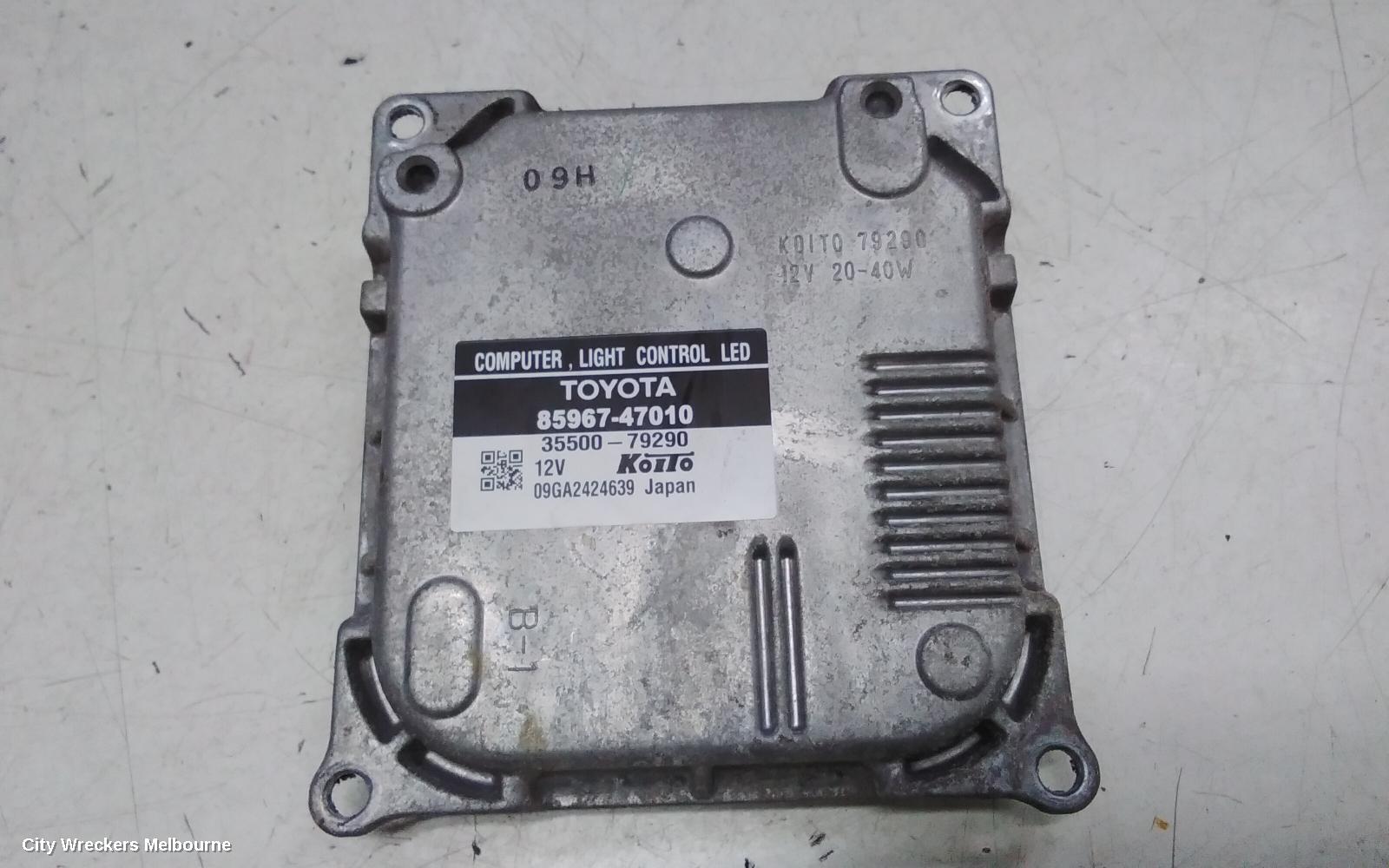 LEXUS RX SERIES HEADLAMP BALLAST, AL10, 03/2009 - 09/2015