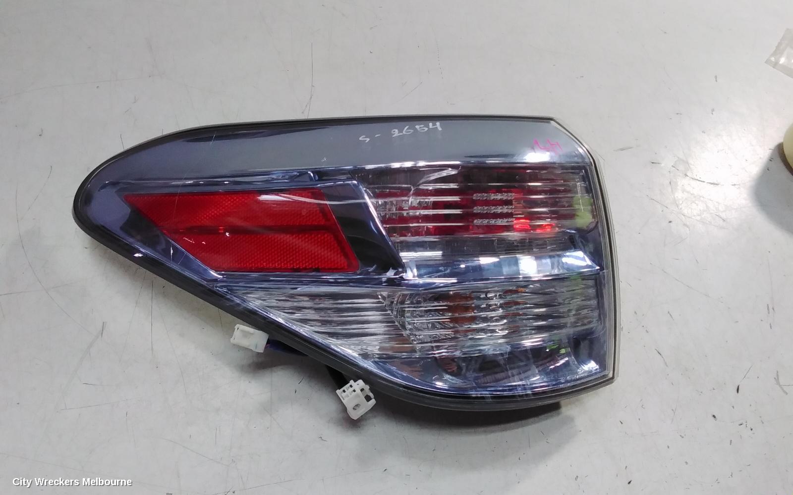 LEXUS RX SERIES LEFT TAILLIGHT, GYL15R, RX450H, IN BODY, 12/2008 - 05/2012