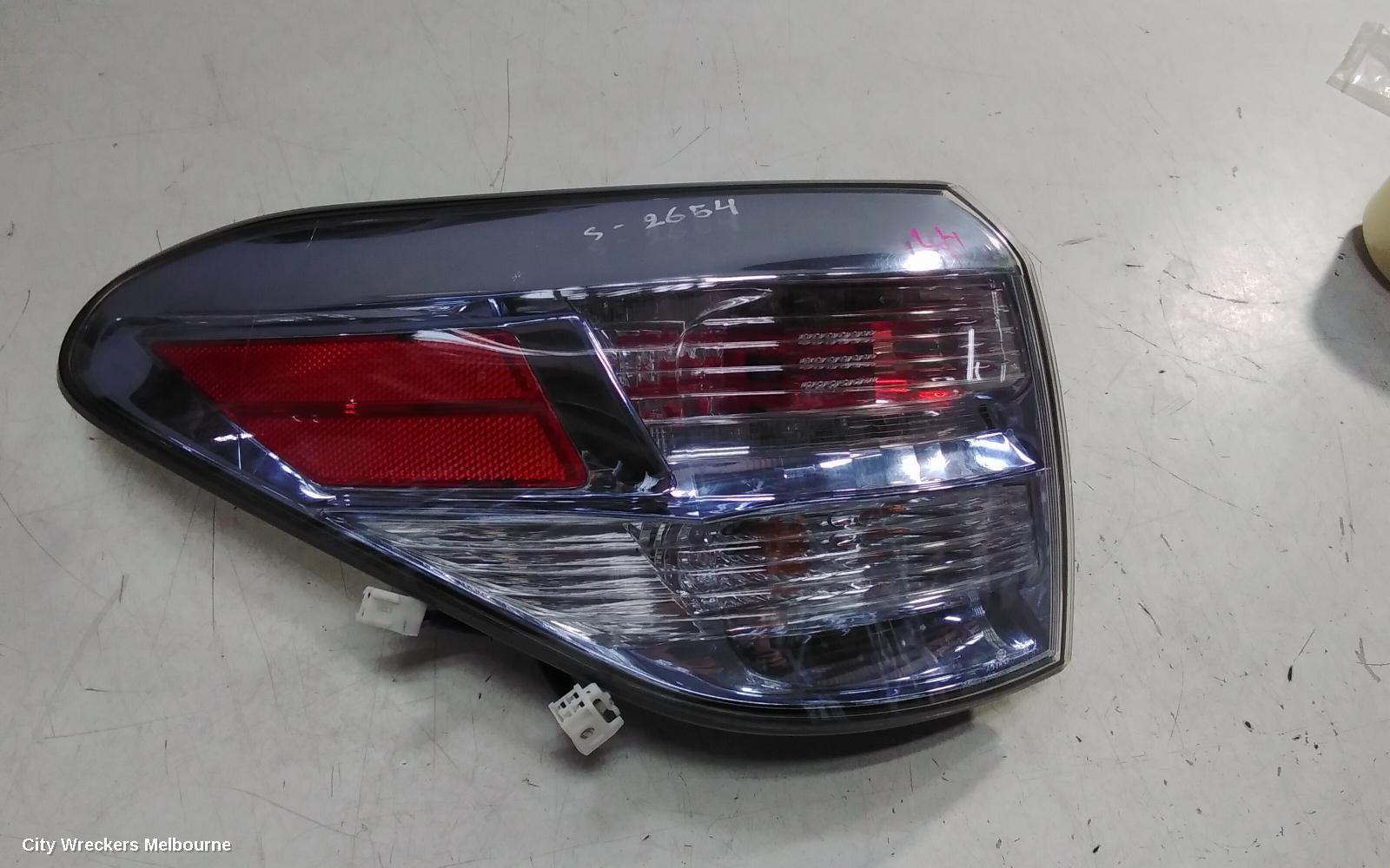 LEXUS RX SERIES LEFT TAILLIGHT, GYL15R, RX450H, IN BODY, 12/2008 - 05/2012