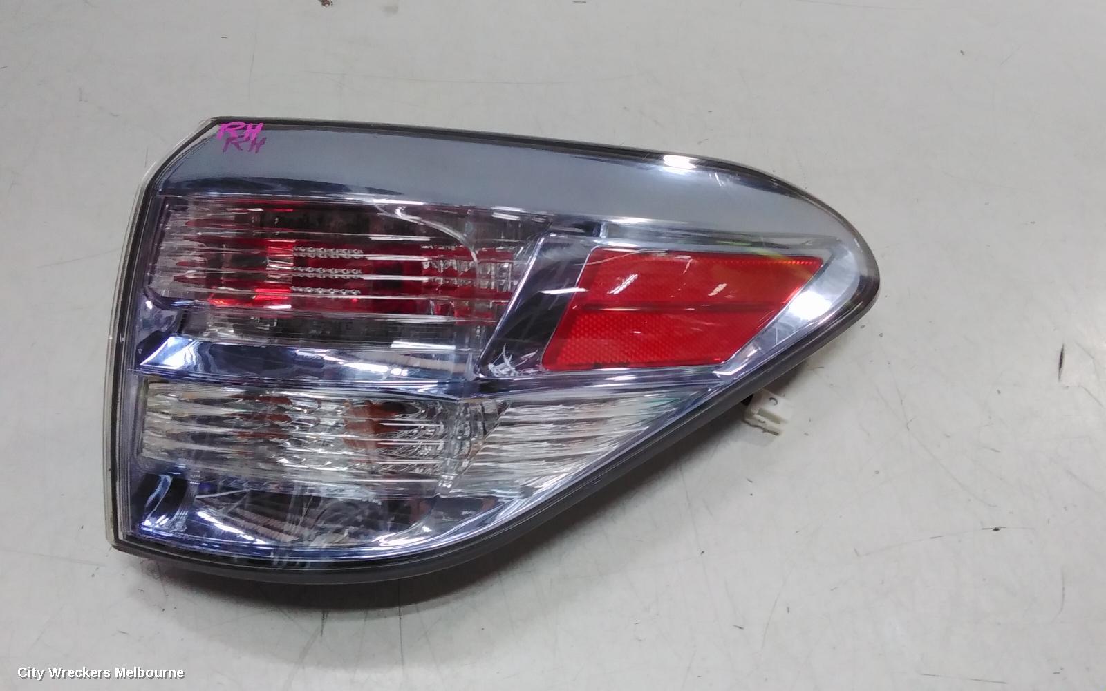 LEXUS RX SERIES RIGHT TAILLIGHT, GYLI5R, RX450H, IN BODY, 12/2008 - 05/2012