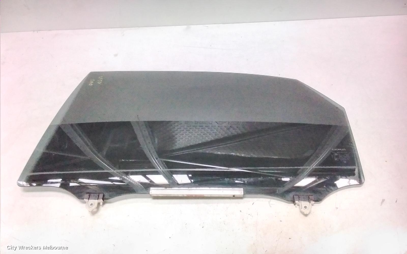 LEXUS RX SERIES LEFT REAR DOOR WINDOW, AL10, 12/2008 - 08/2015