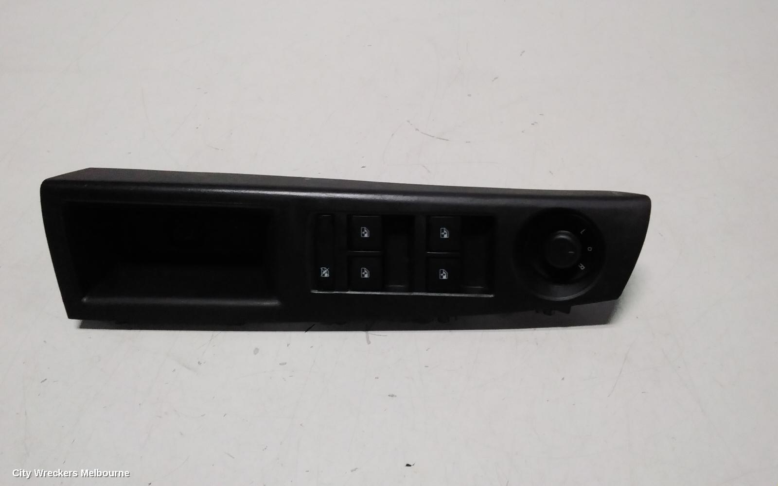 HOLDEN CRUZE PWR DR WIND SWITCH, RH FRONT (MASTER SWITCH), JG, 03/2009 - 02/2011