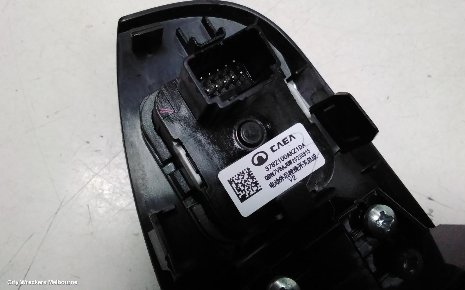 HAVAL JOLION PWR DR WIND SWITCH, A01, RH FRONT (MASTER SWITCH), NON AUTO FOLD, 02/2021 ONWARDS