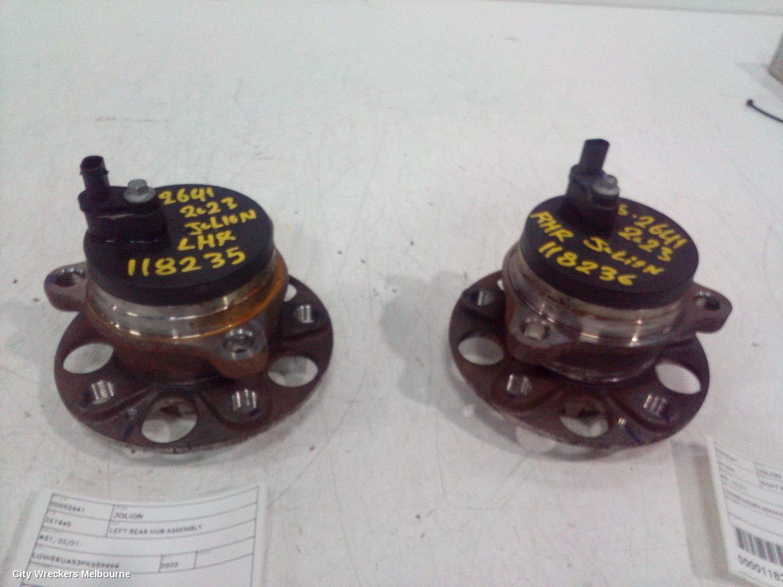 HAVAL JOLION RIGHT REAR HUB ASSEMBLY, A01, 02/2021 ONWARDS